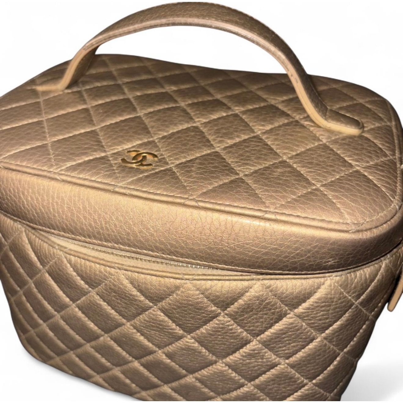Trendy CC Vanity leather handbag