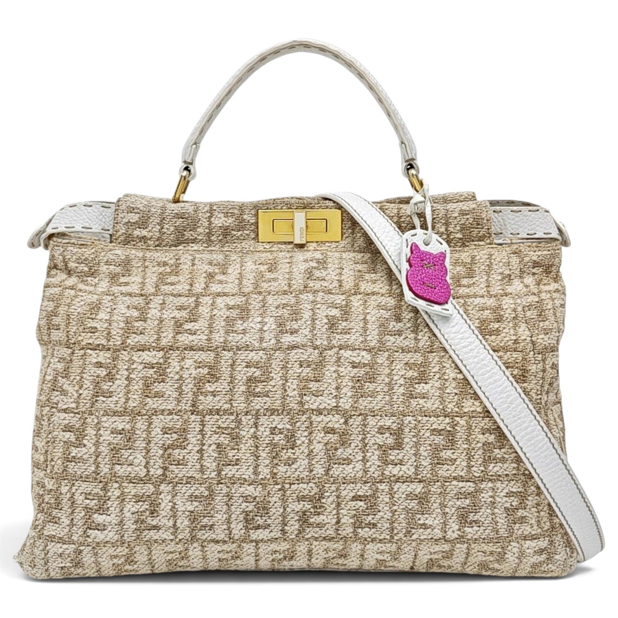 Peekaboo cloth handbag