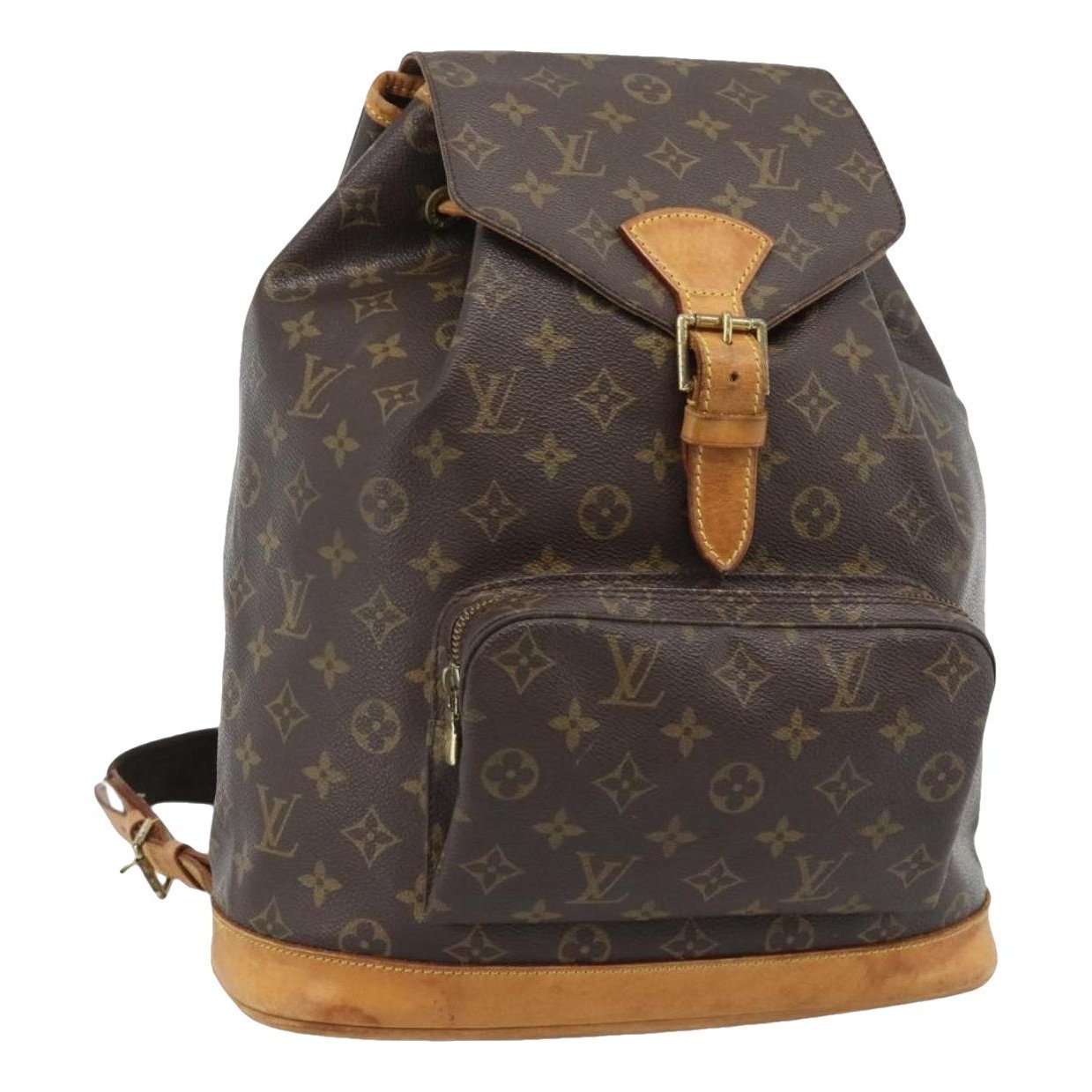 Montsouris leather backpack