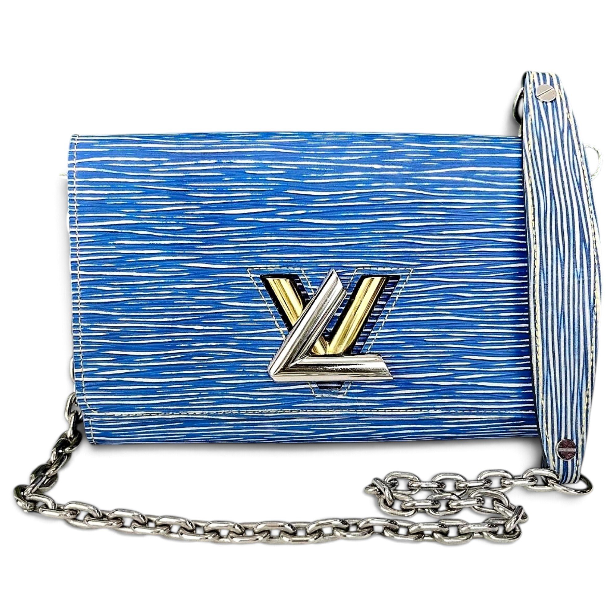 Twist leather handbag