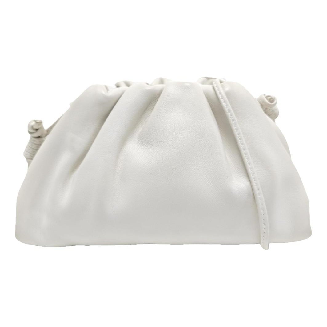 Pouch leather handbag