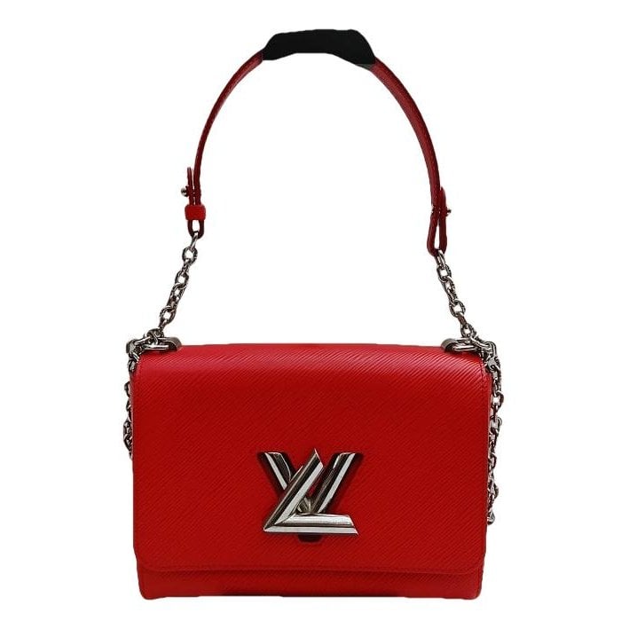 Twist leather handbag