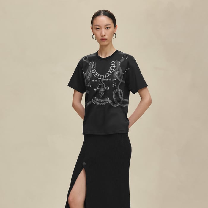 Noir "Palefroi Remix" Maxi T-shirt
