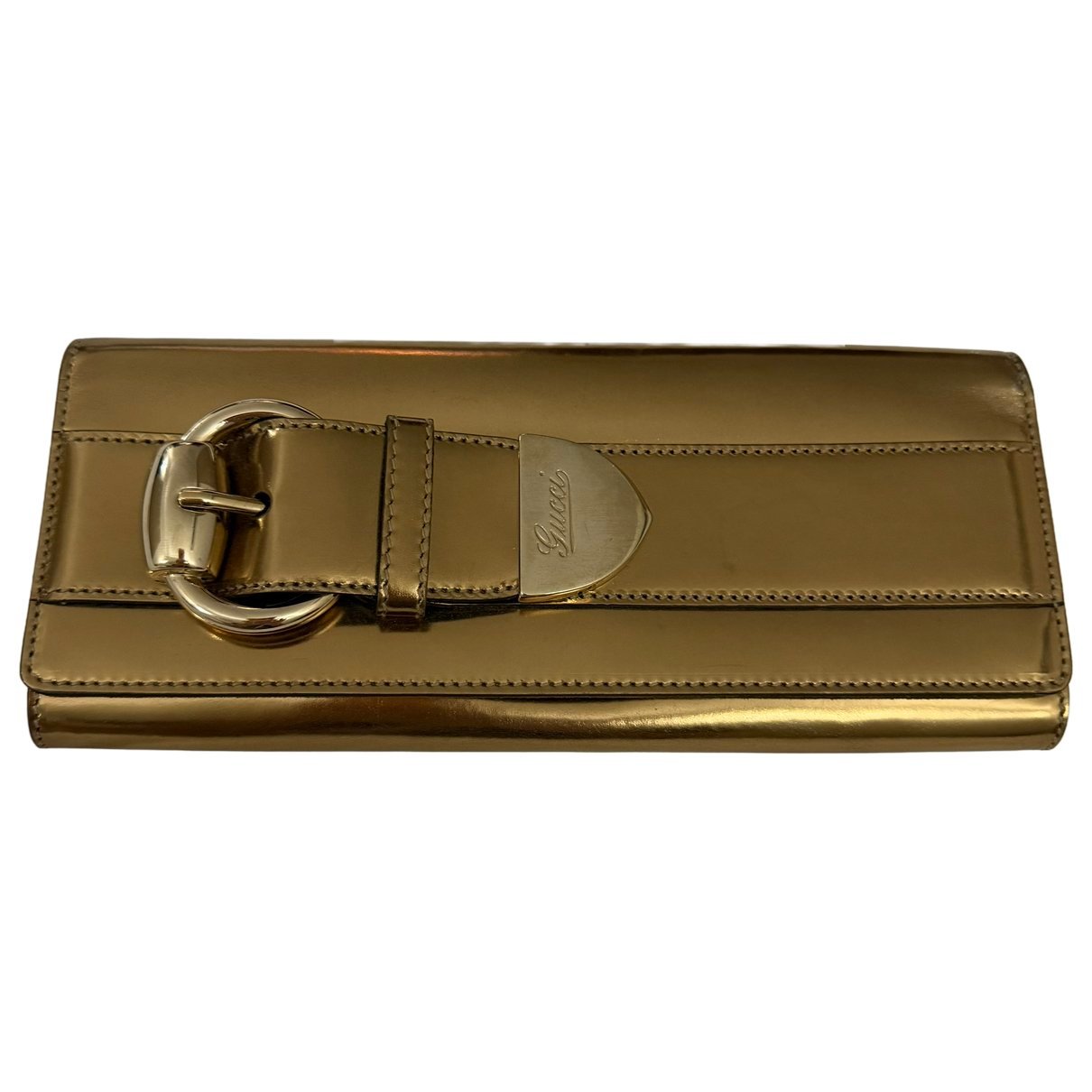Patent leather clutch bag