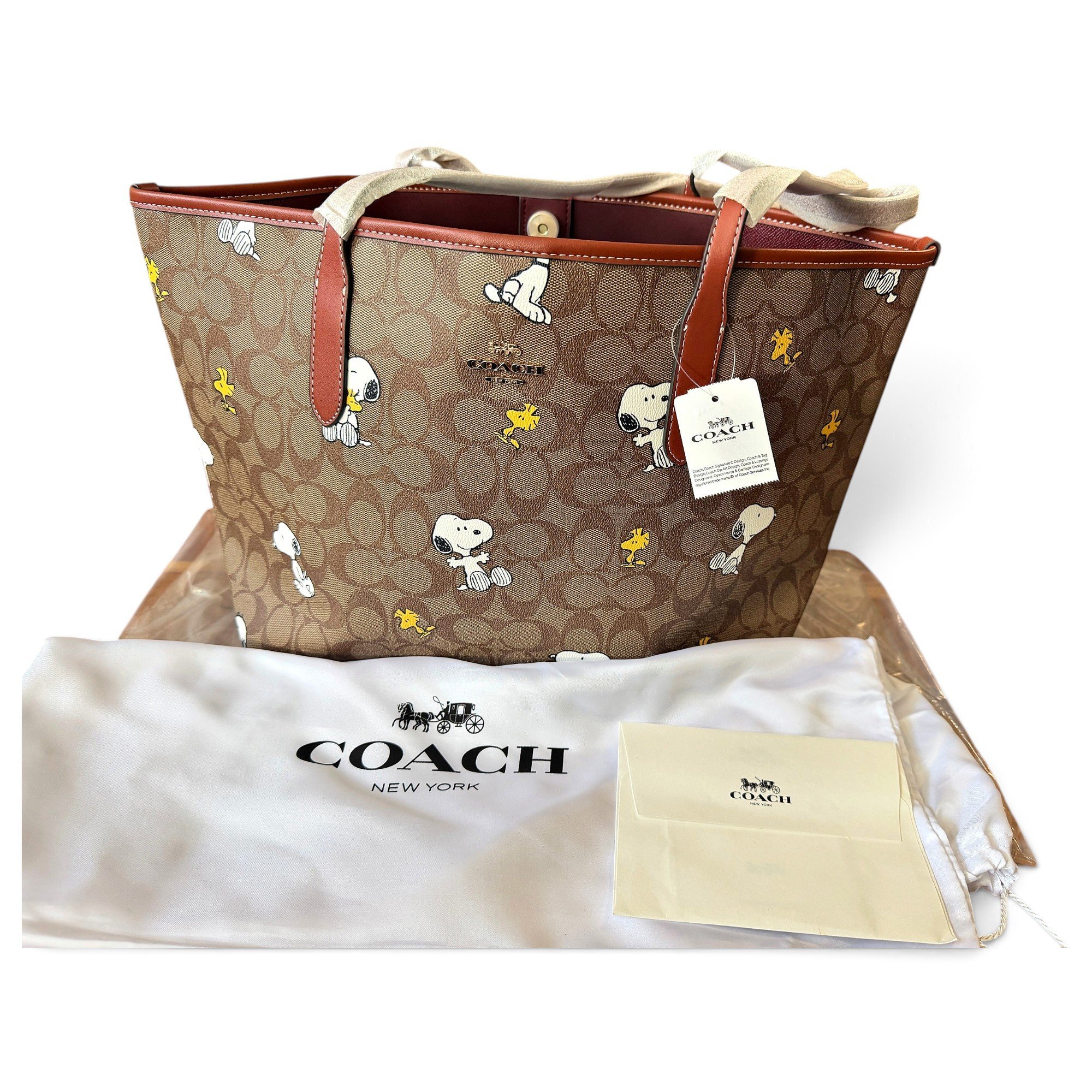 CITY ZIP TOTE leather tote