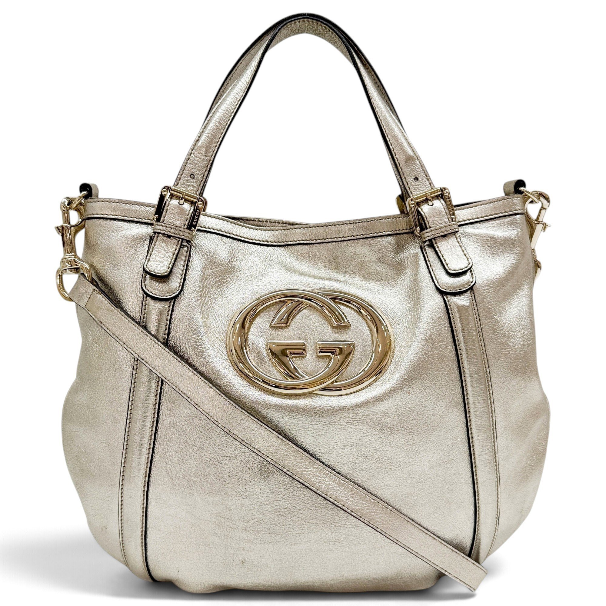 Britt leather handbag