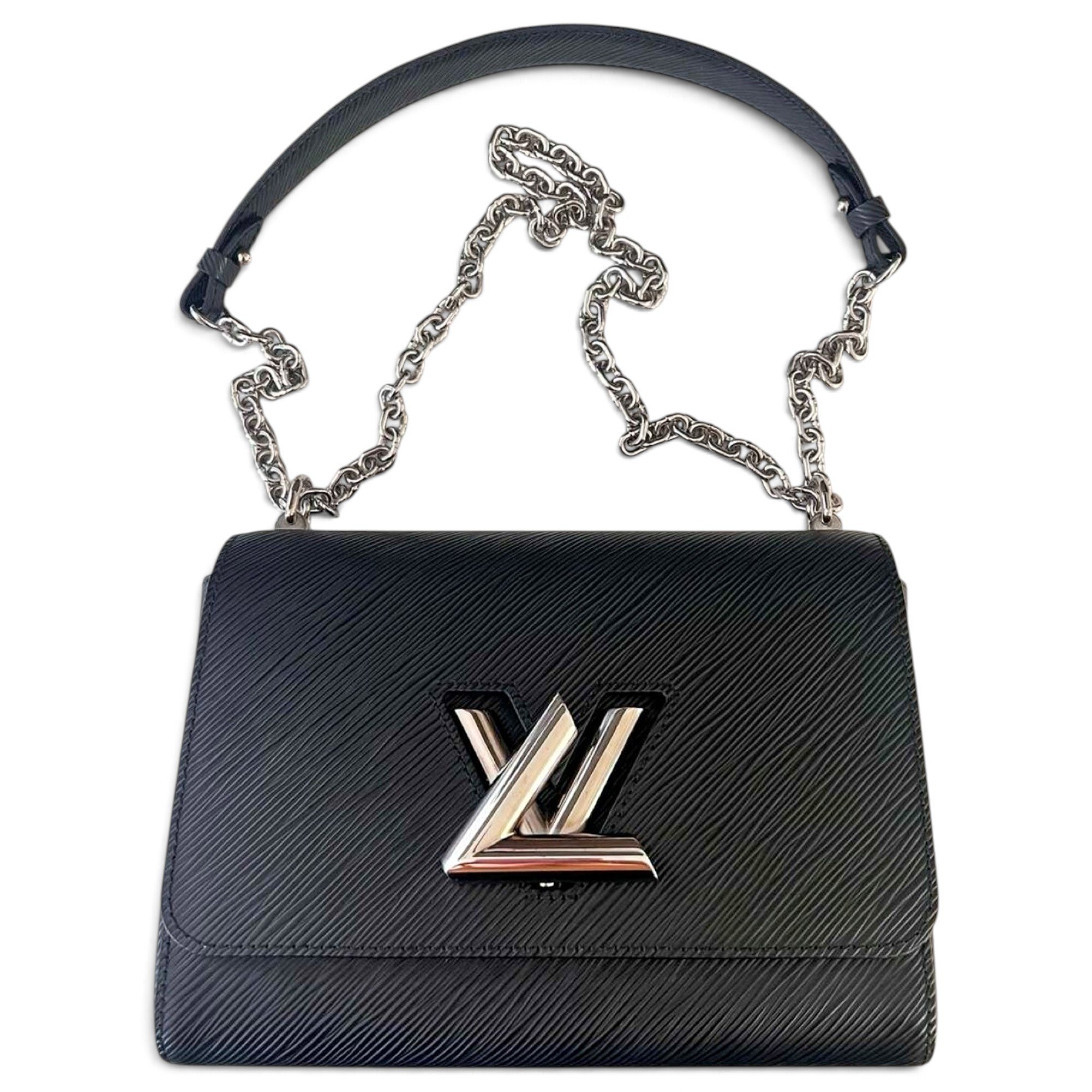 Twist leather crossbody bag