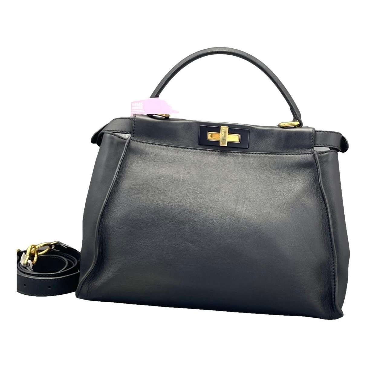 Peekaboo leather handbag