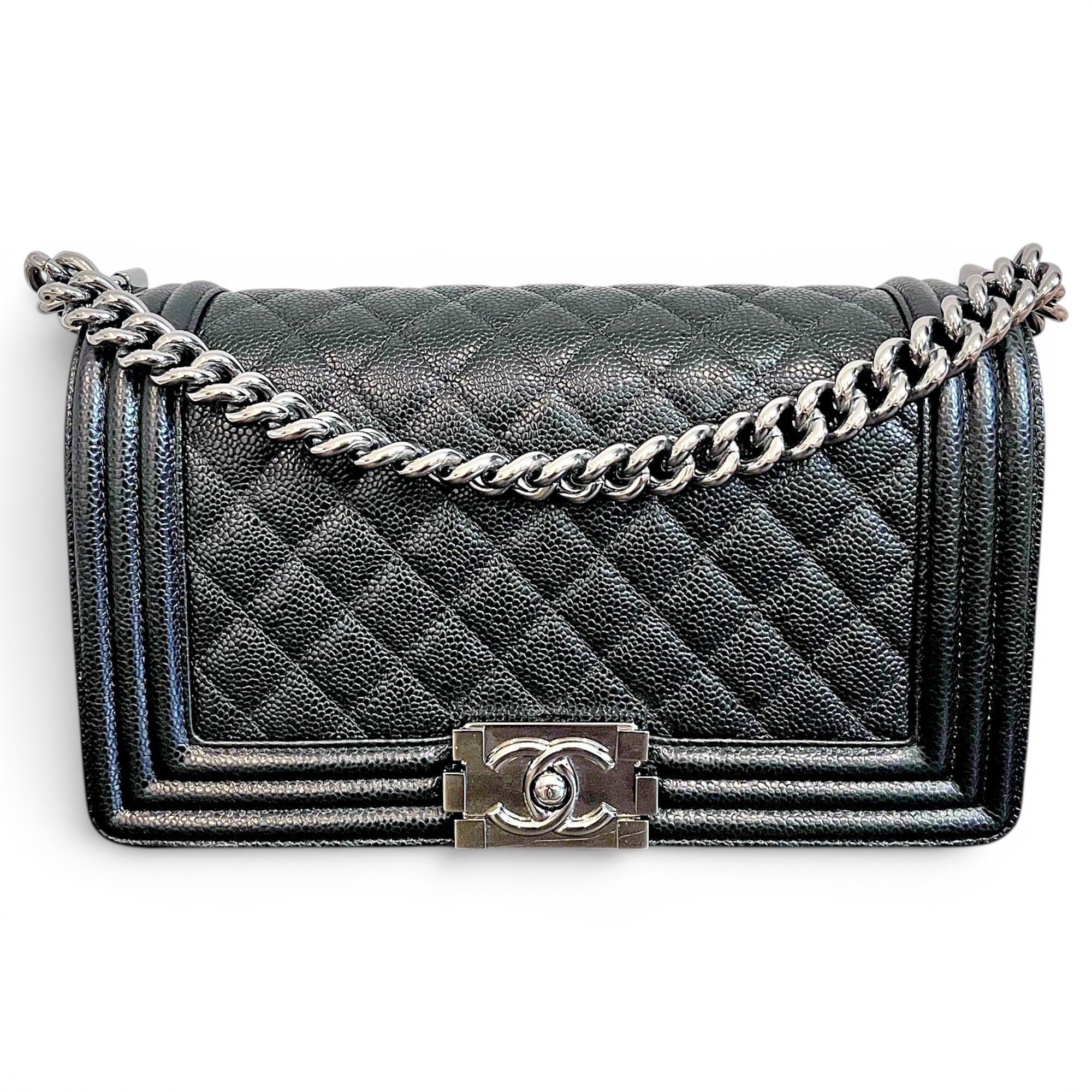 Boy leather crossbody bag