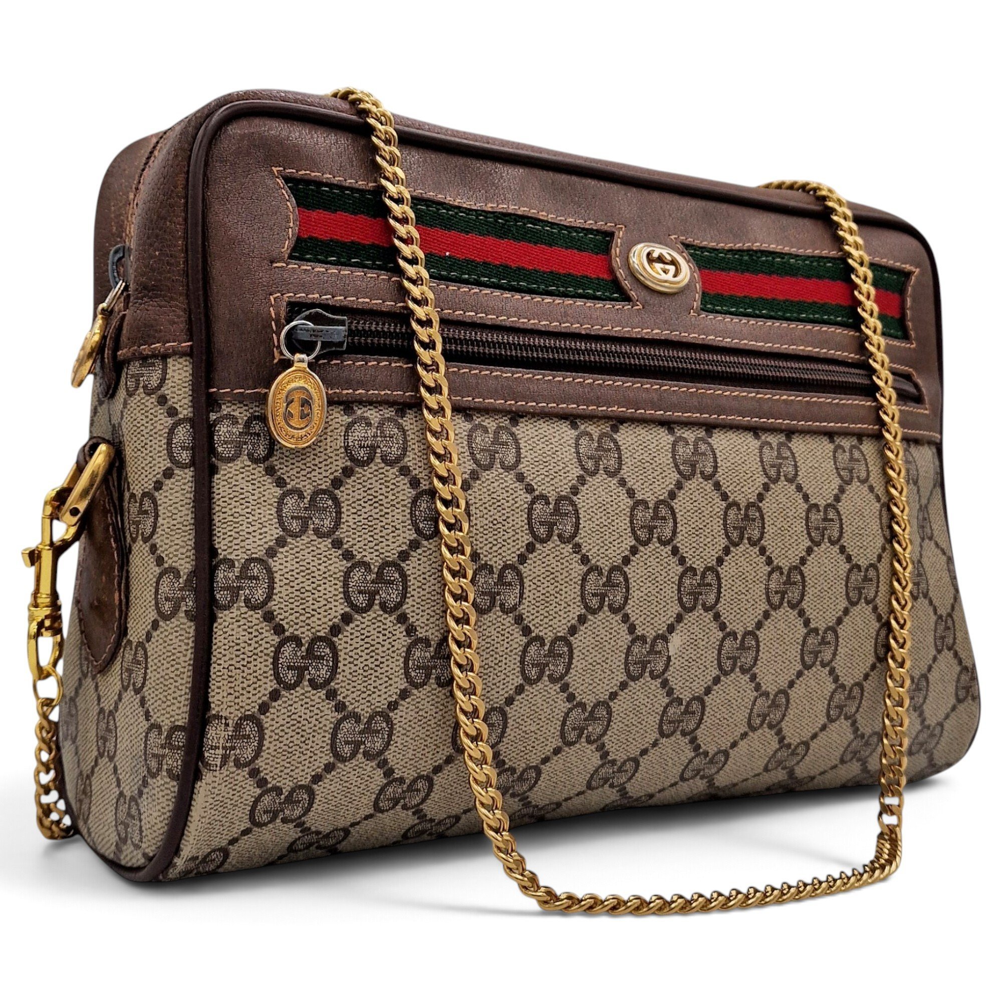 Ophidia cloth crossbody bag