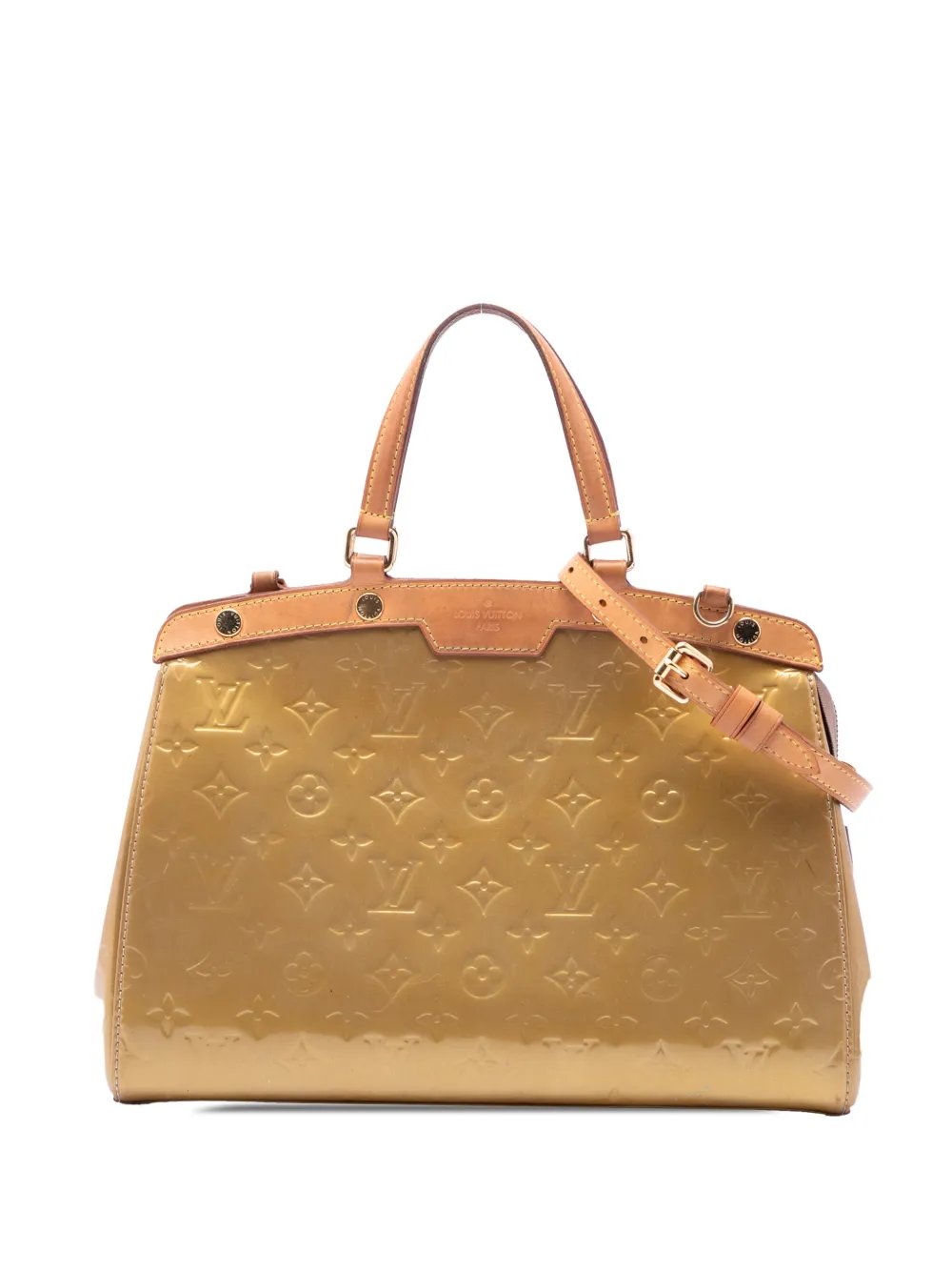 2012 Monogram Vernis Brea MM satchel