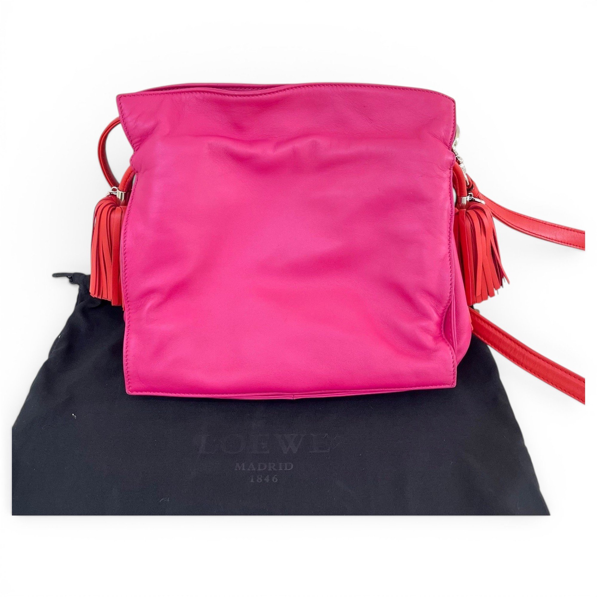 Flamenco leather handbag