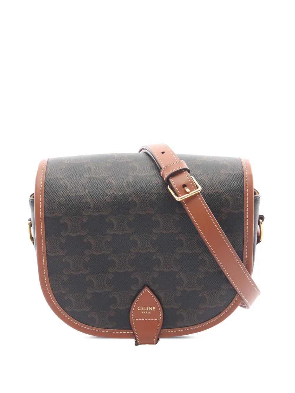 2021-2026 Medium Triomphe Coated Canvas Folco crossbody bag