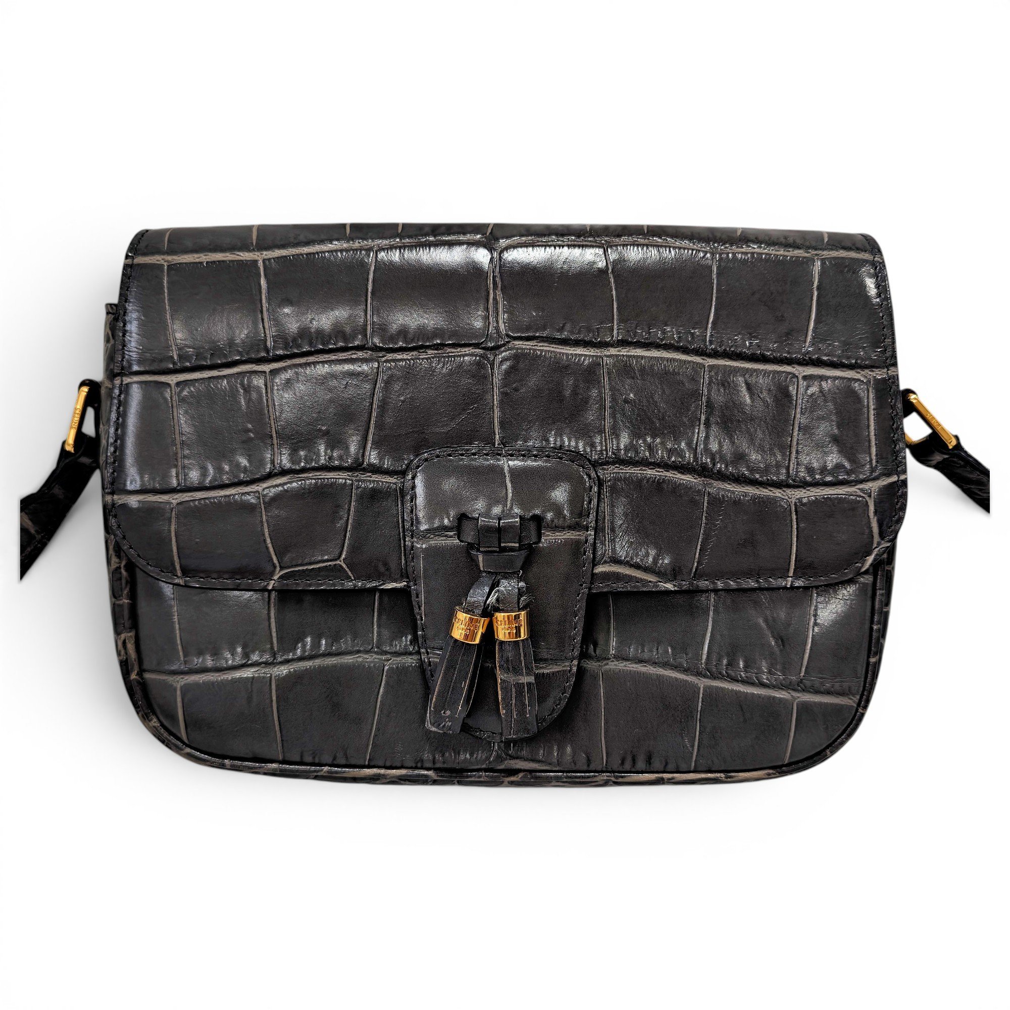 Tassels leather handbag