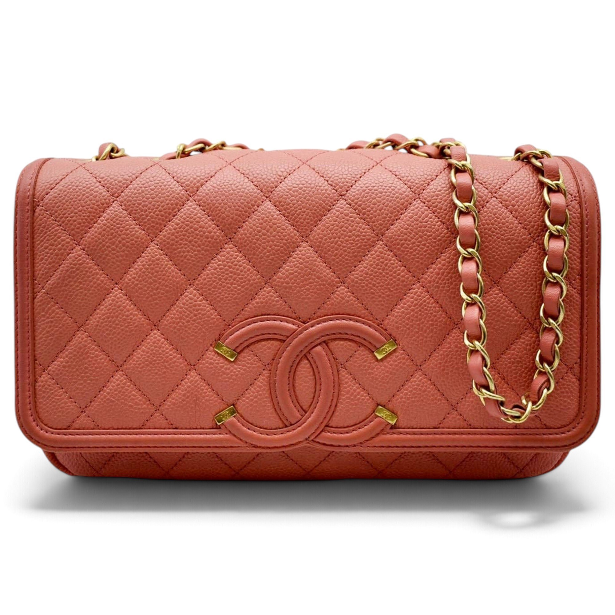 CC Filigree leather crossbody bag