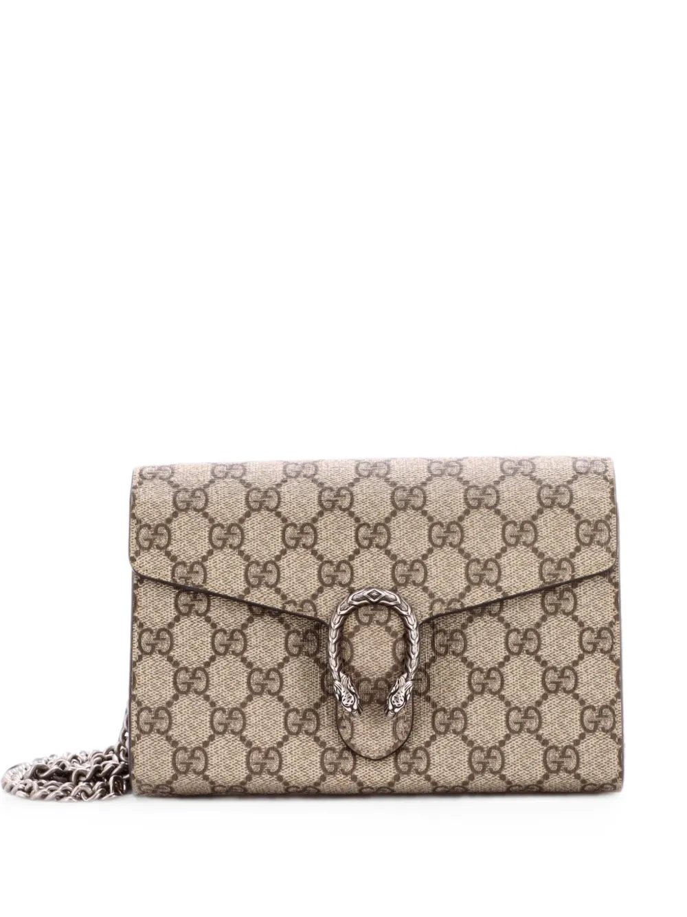 Dionysus Chain Wallet GG Coated Canvas Small crossbody bag