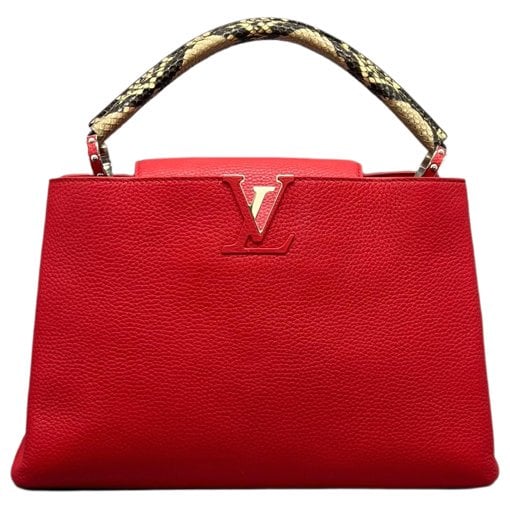Capucines leather handbag
