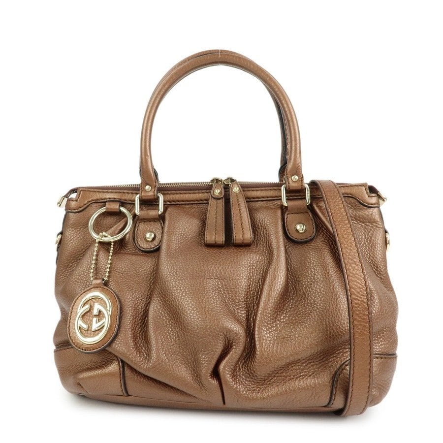 Leather handbag