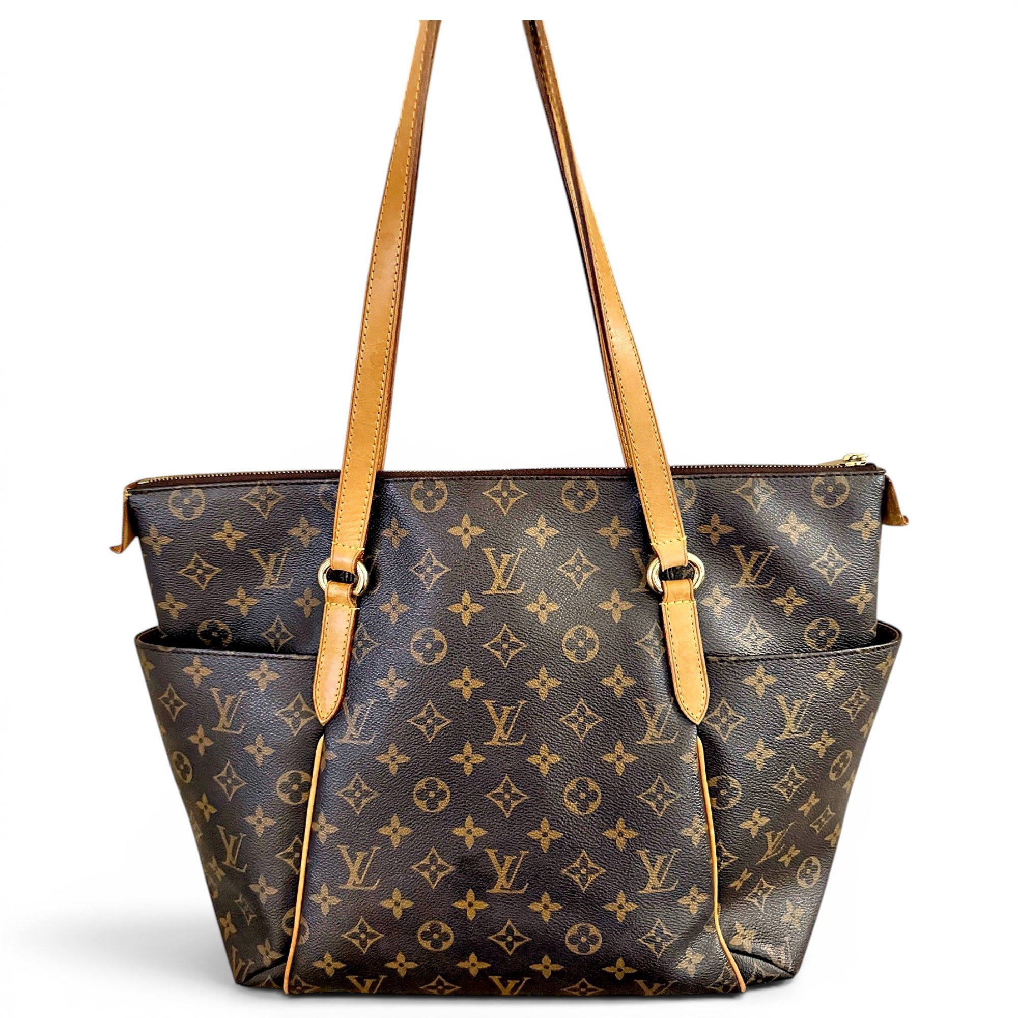 Totally leather tote