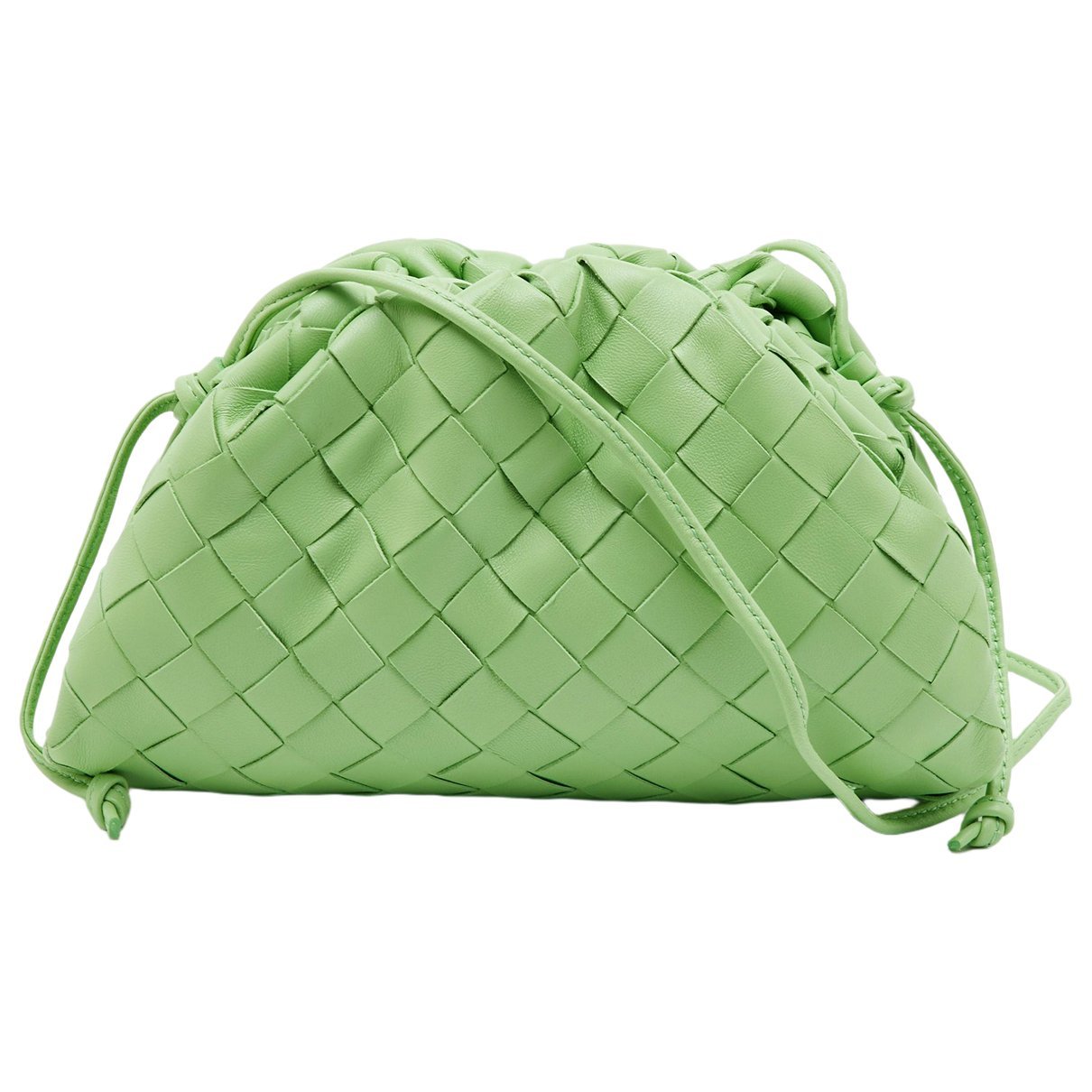 Pouch leather handbag