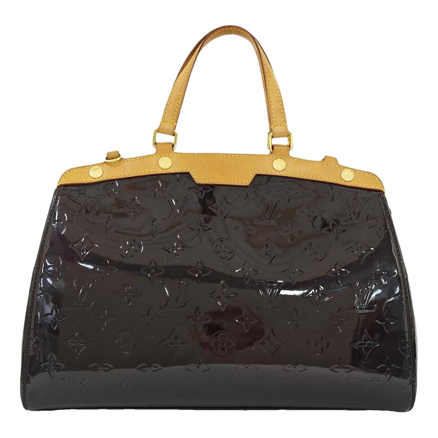 Patent leather handbag
