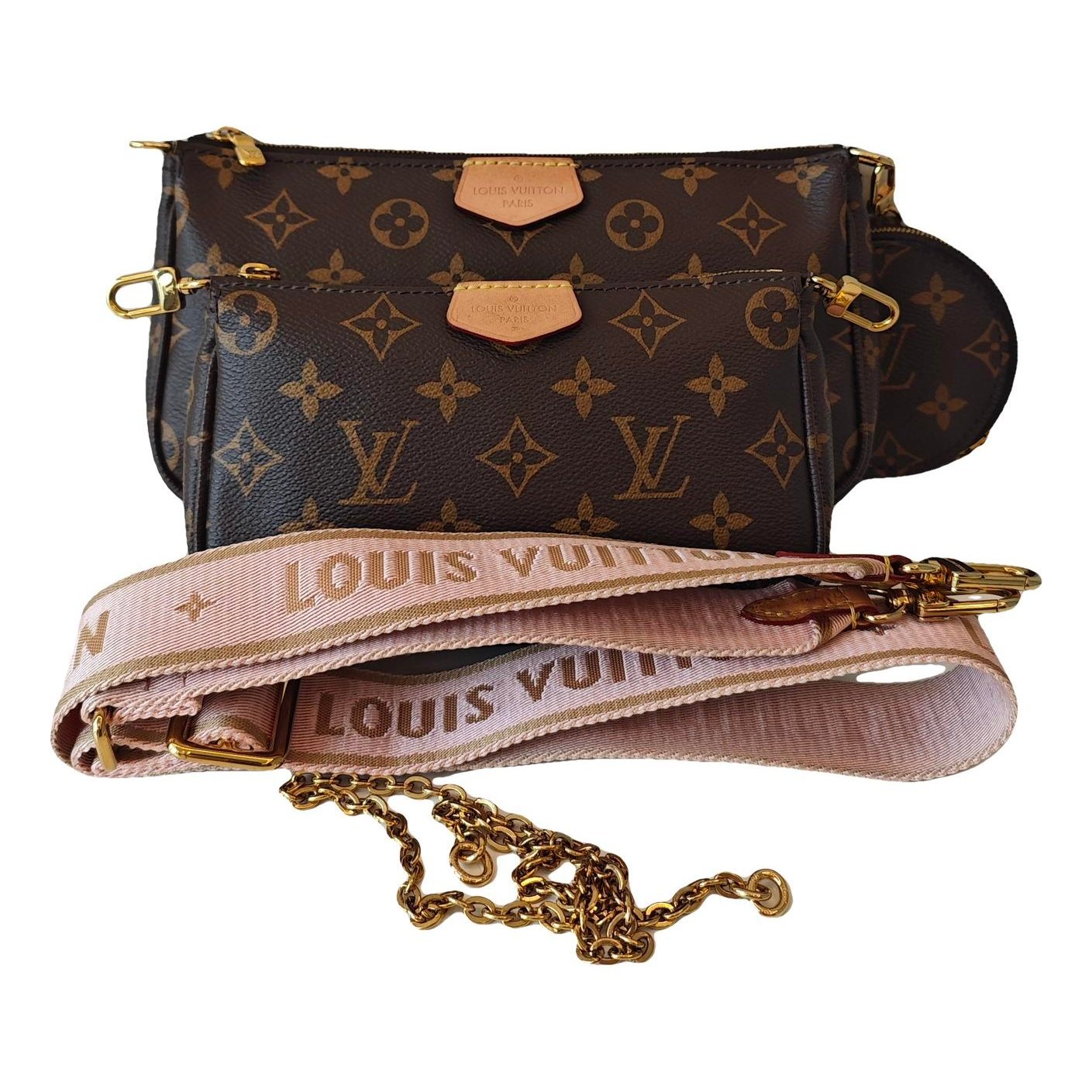 Multi Pochette Accessoires leather handbag