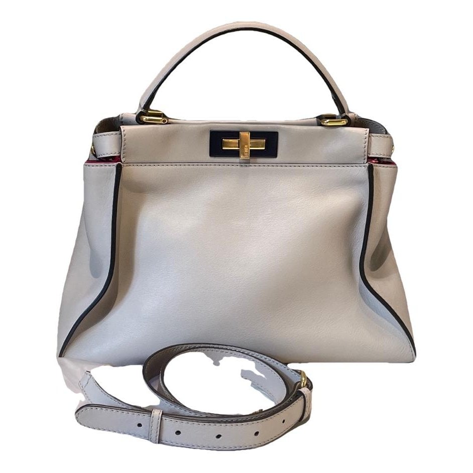 Peekaboo leather handbag