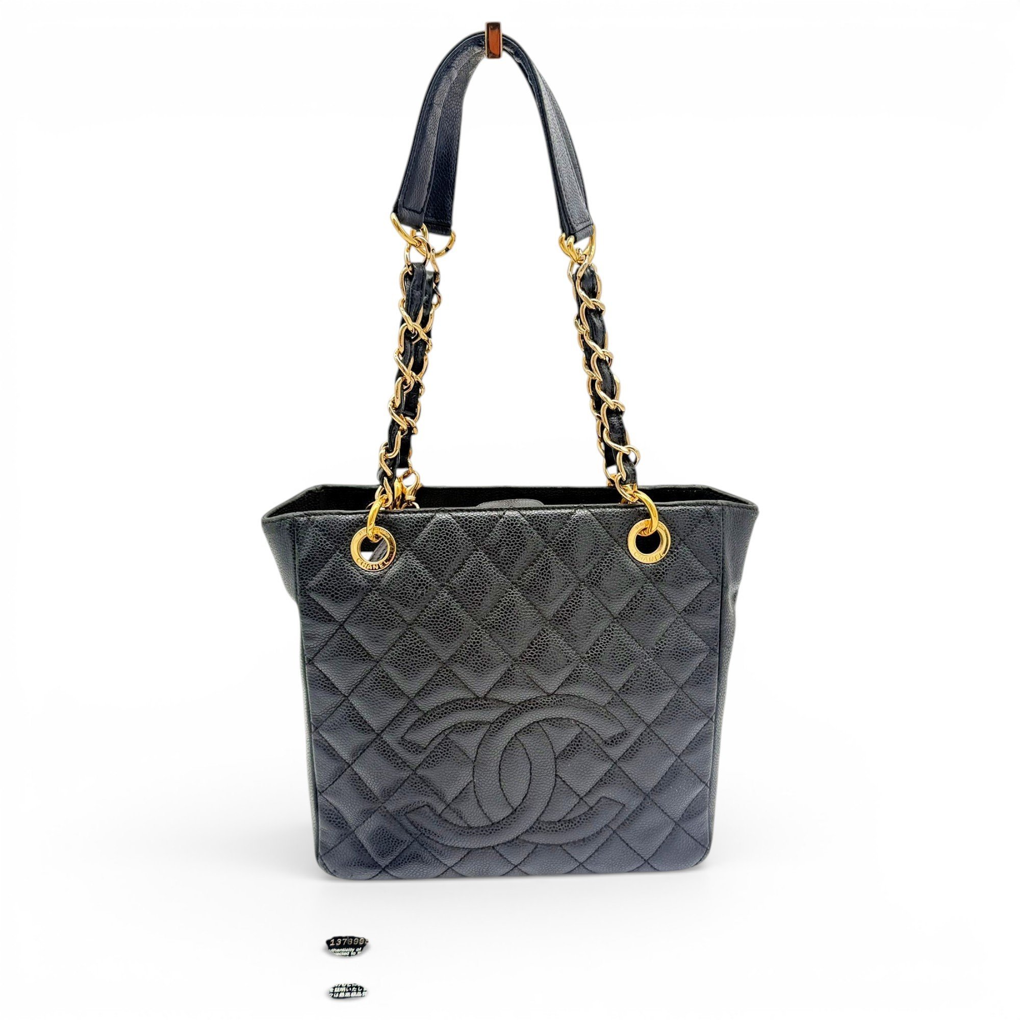 Petite Shopping Tote leather tote