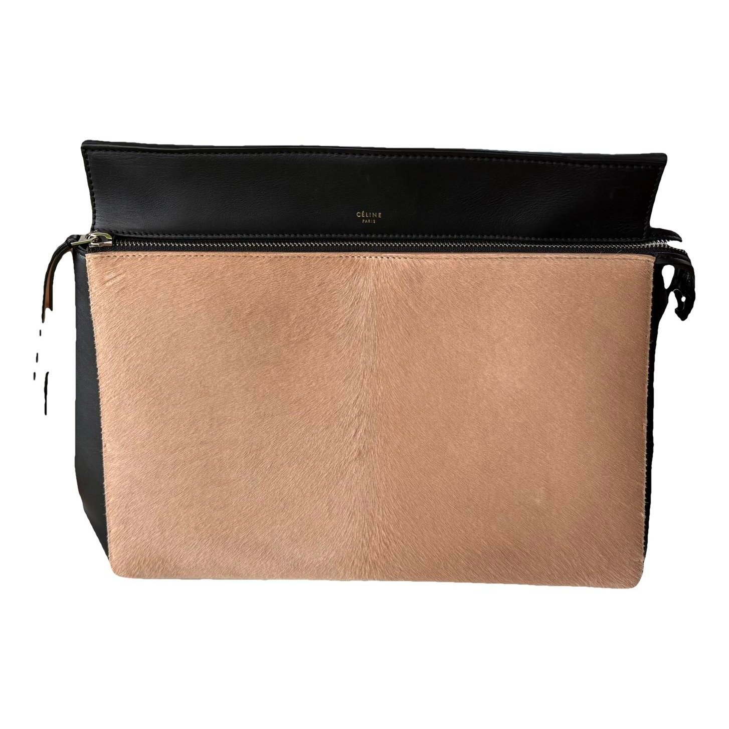 Edge leather handbag