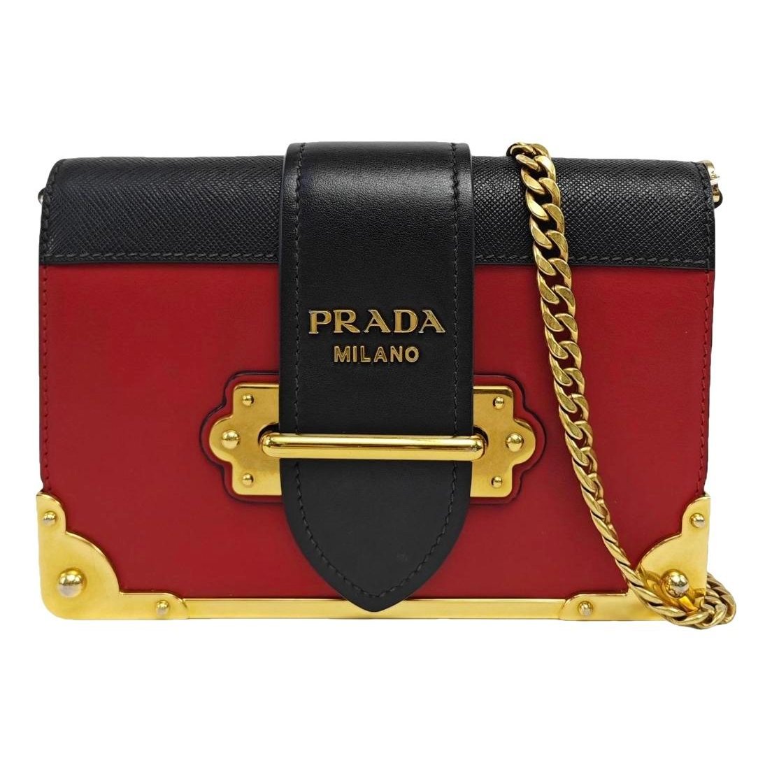 Cahier leather crossbody bag