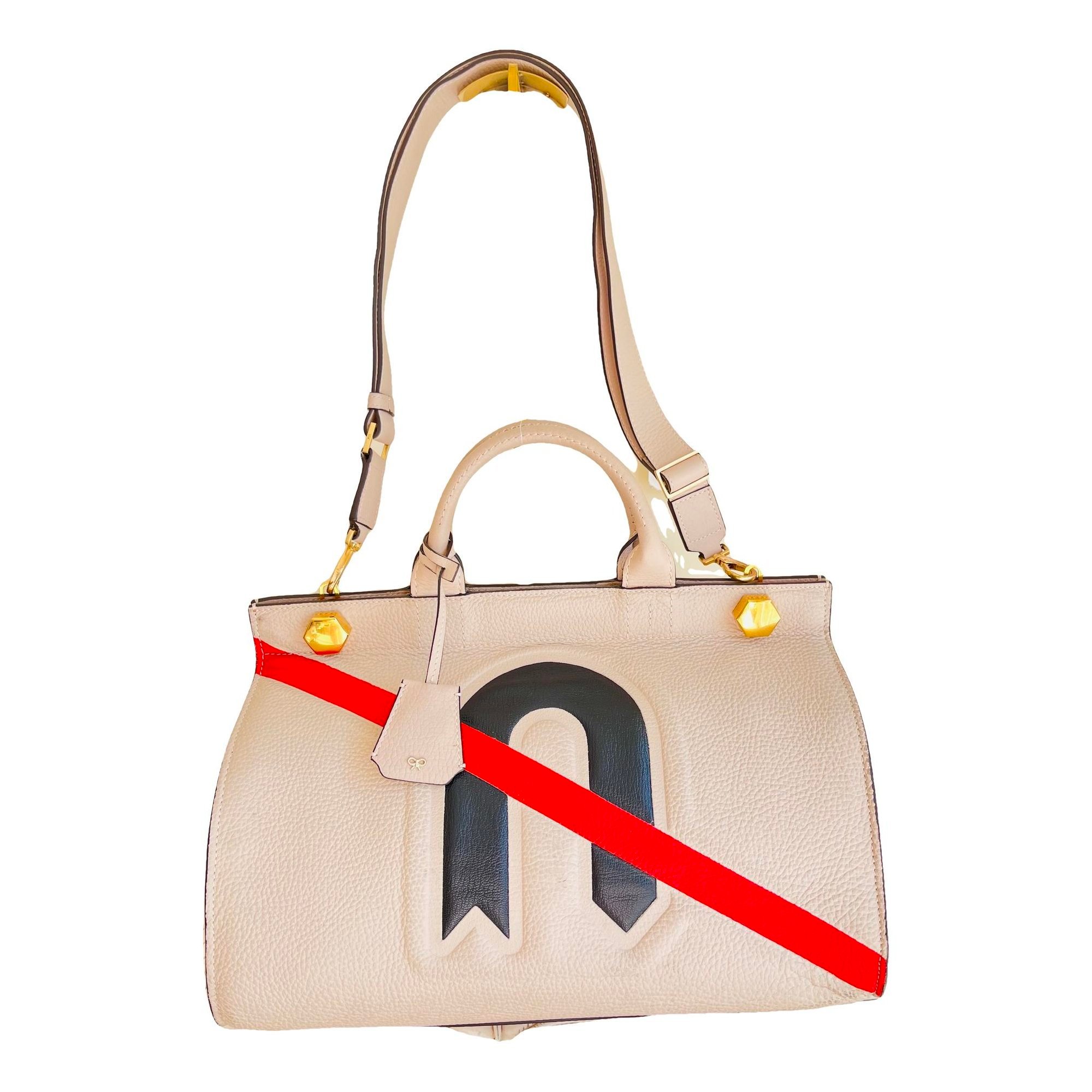 Leather tote