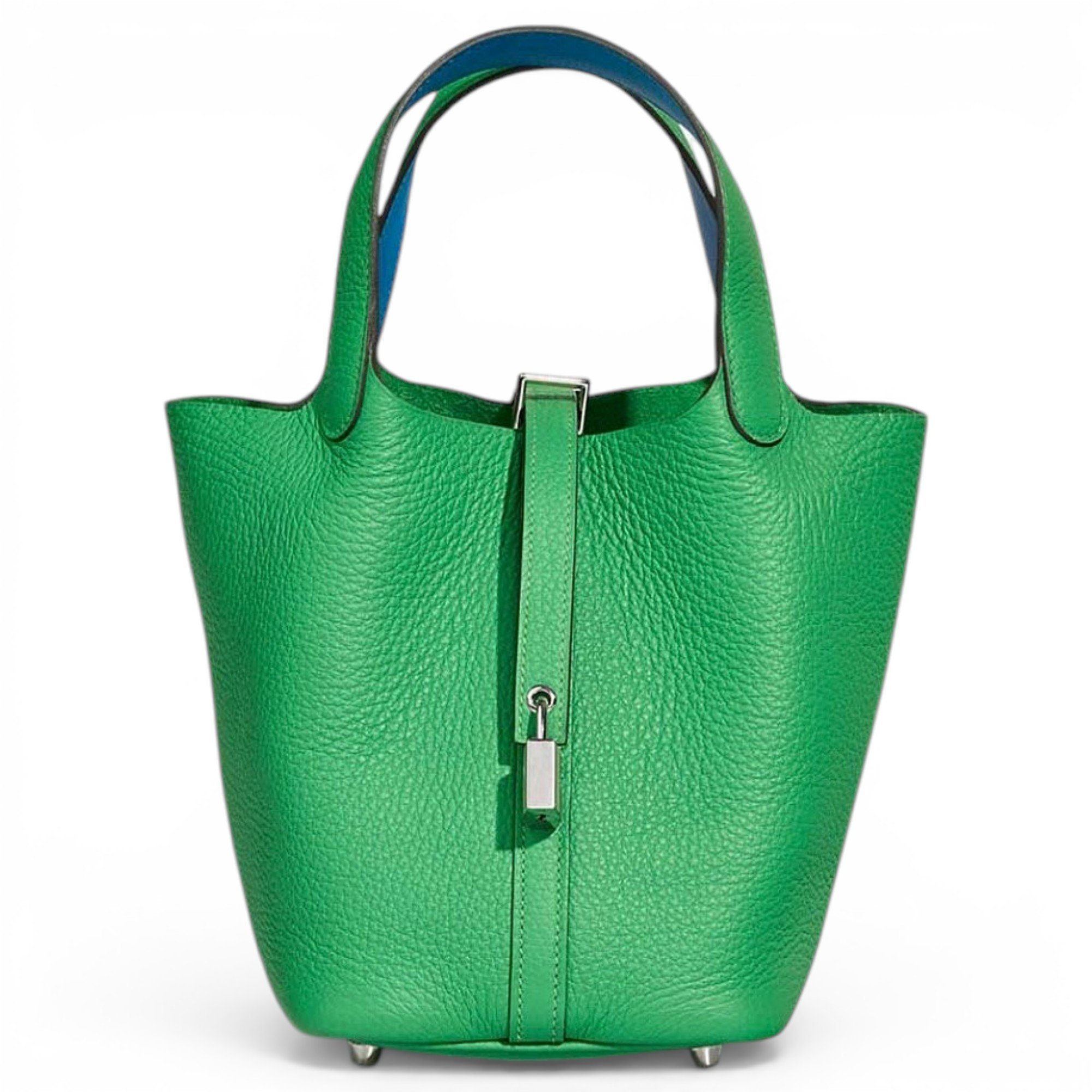 Hermes Picotin 18 Handbag Clemence Leather 4000