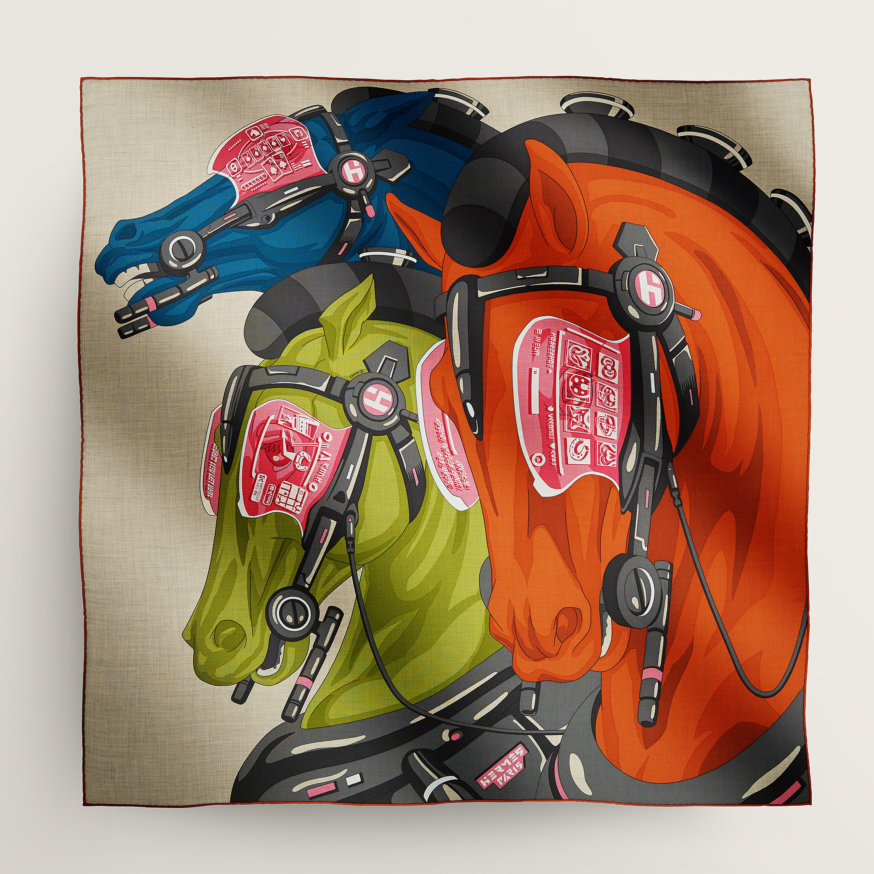 Horse Reality Scarf 100