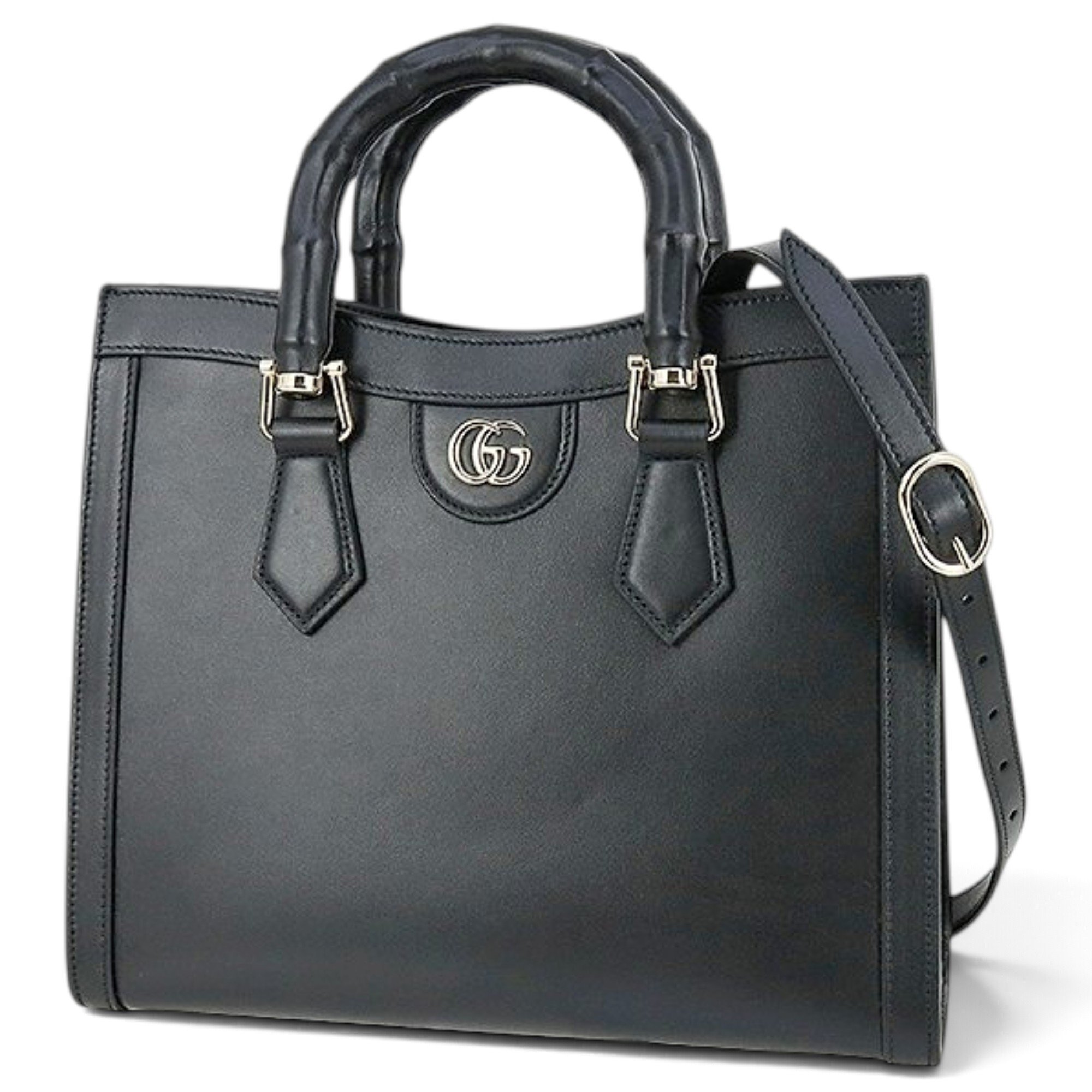 Diana Bamboo leather tote