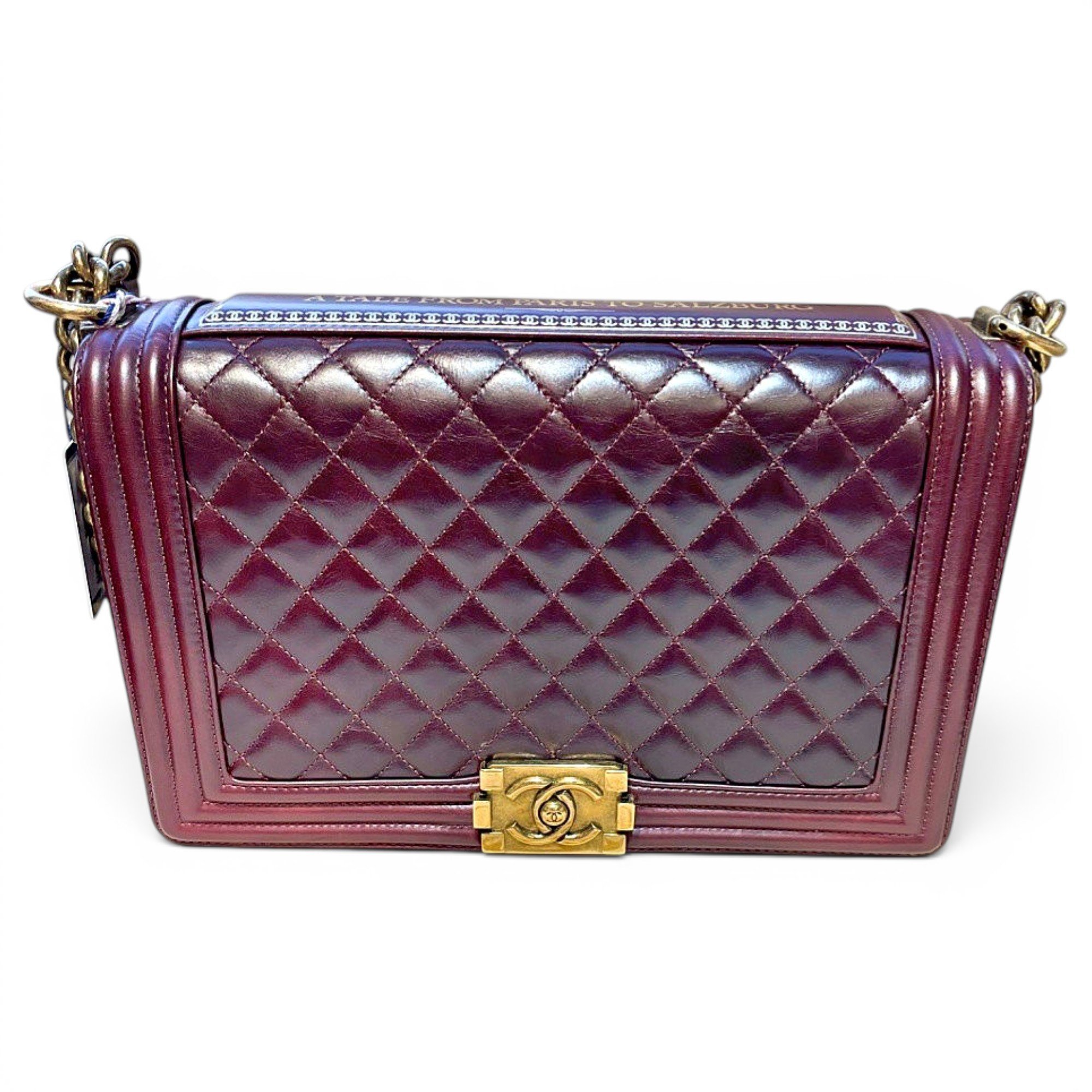 Boy leather crossbody bag
