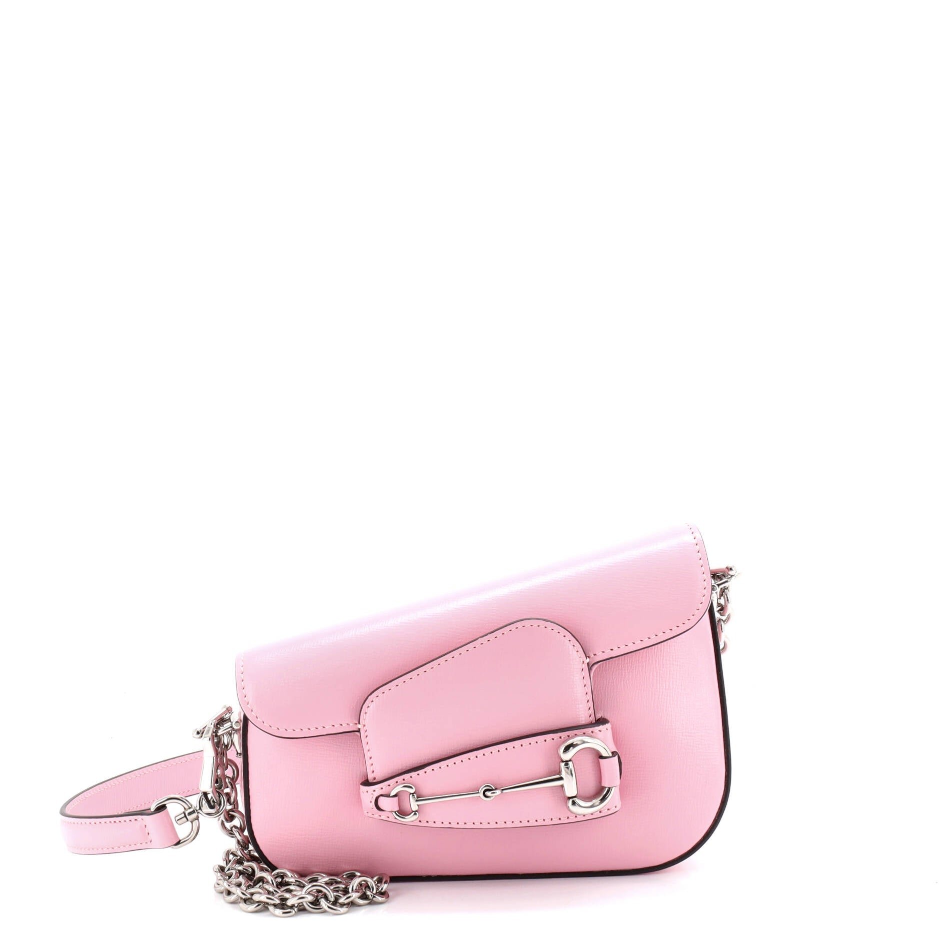Gucci Horsebit 1955 Asymmetric Shoulder Bag Leather Mini