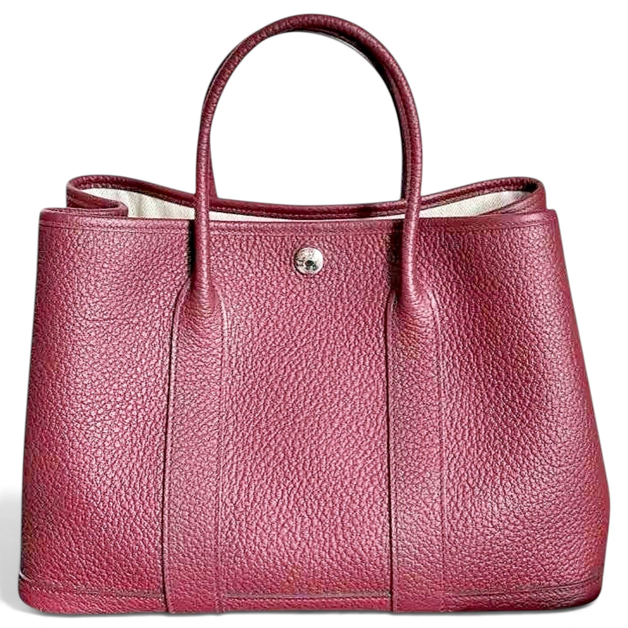 Garden Party leather handbag