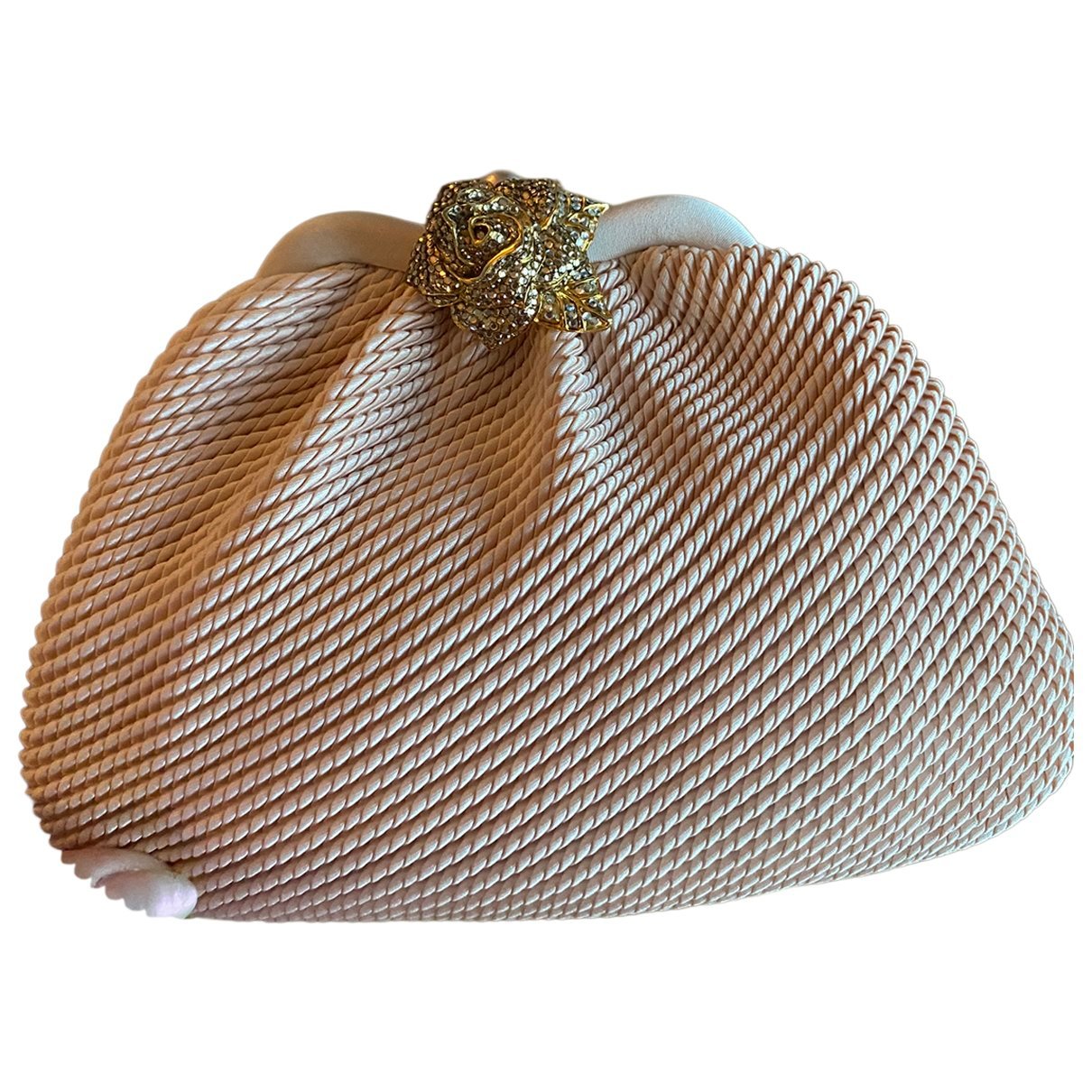 Silk clutch bag