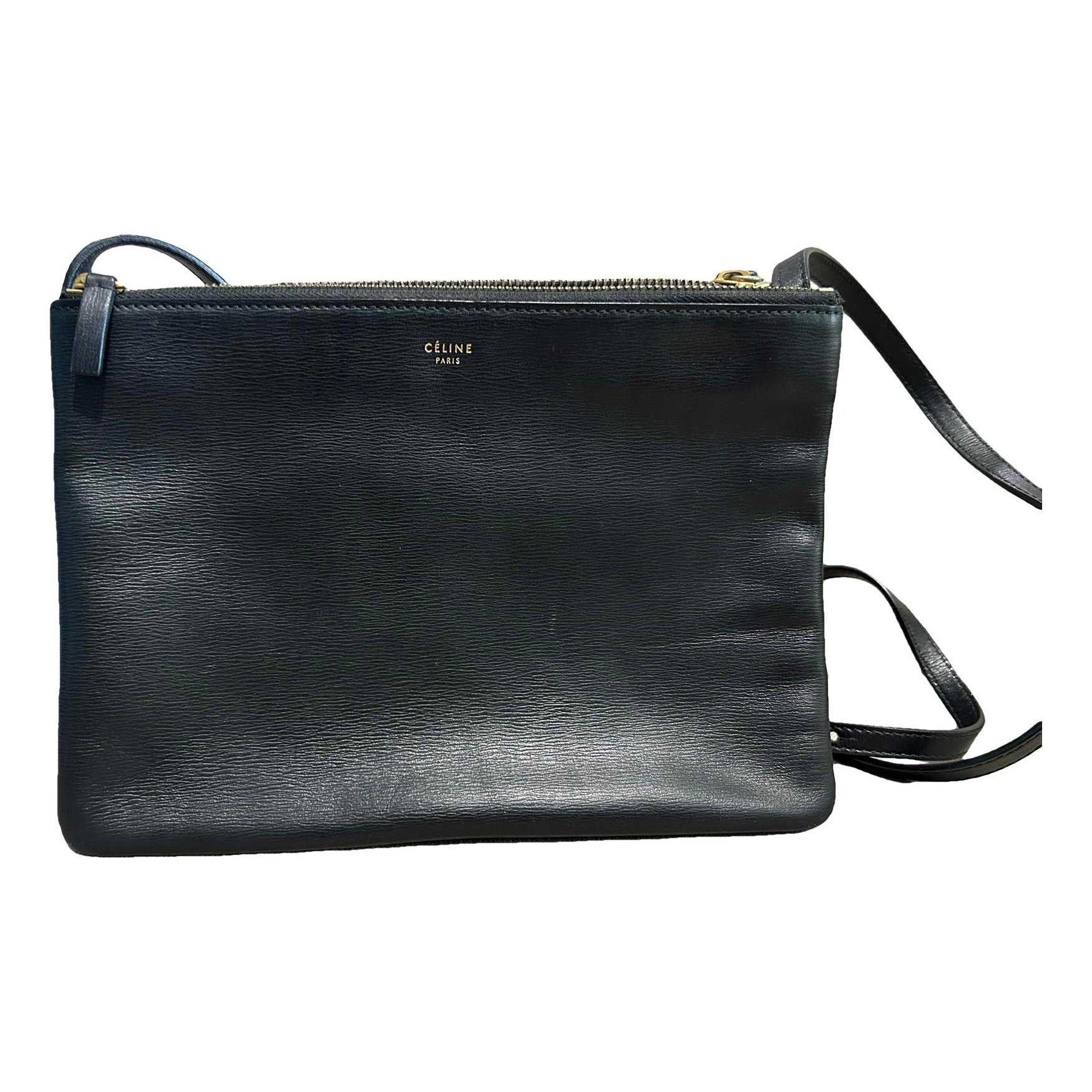 Trio leather crossbody bag