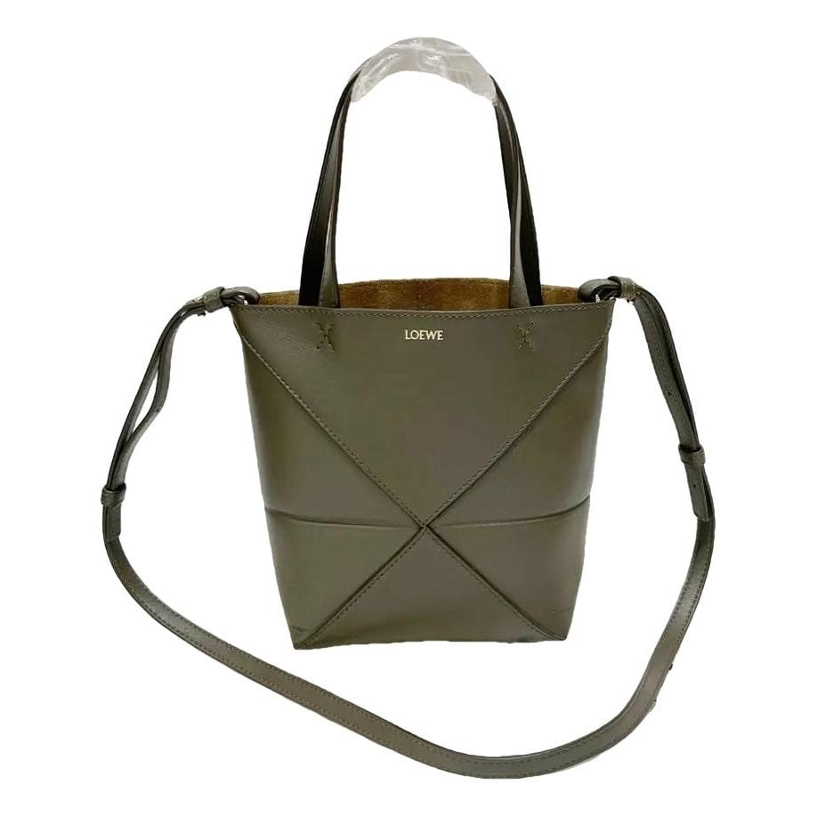 Puzzle Fold leather handbag