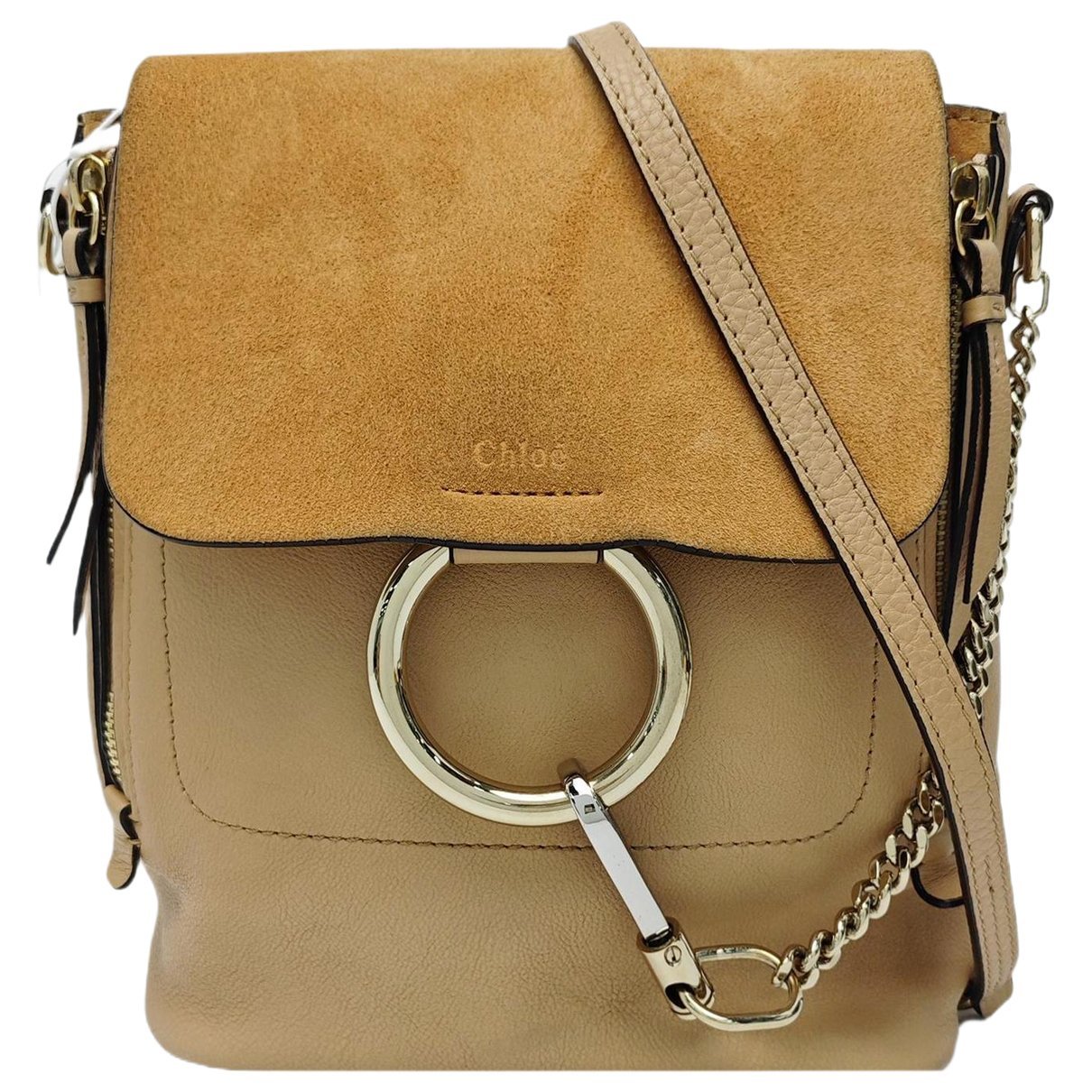 Faye leather handbag