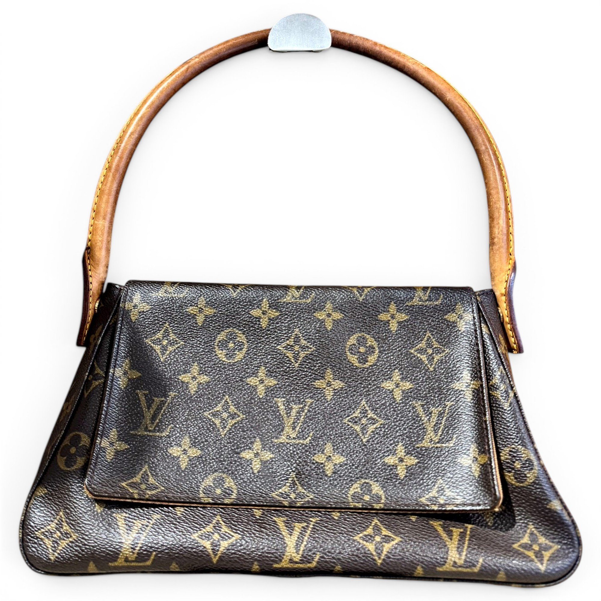 Looping cloth handbag