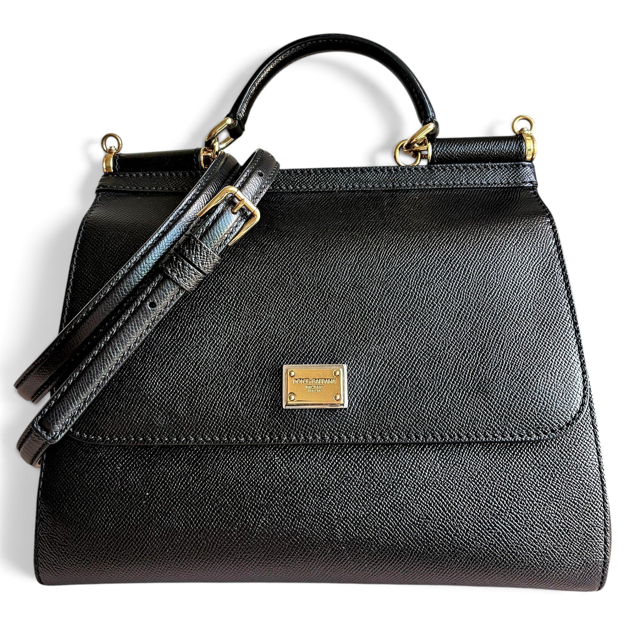 Dolce & Gabbana Sicily leather handbag