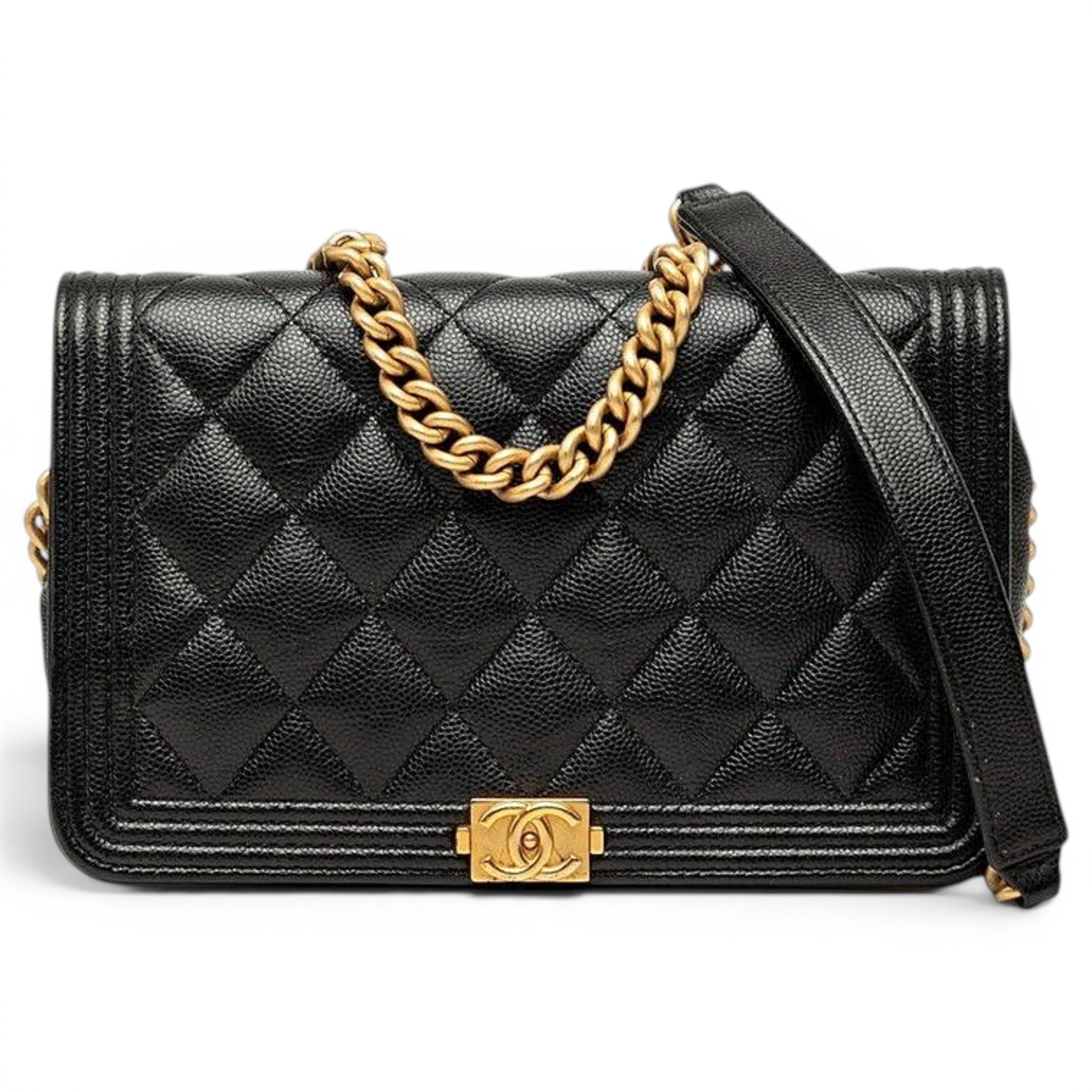 Leather handbag