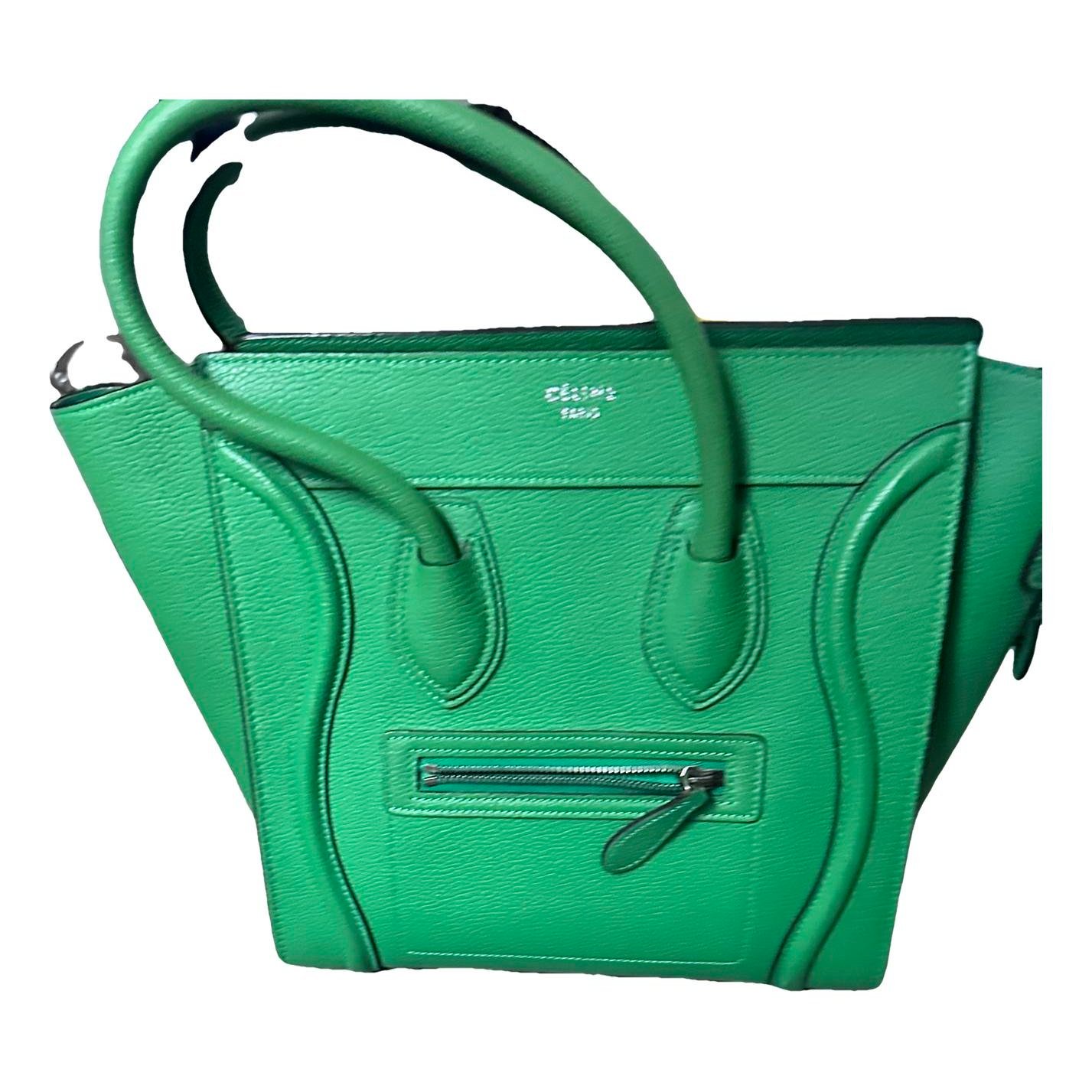 Luggage leather handbag