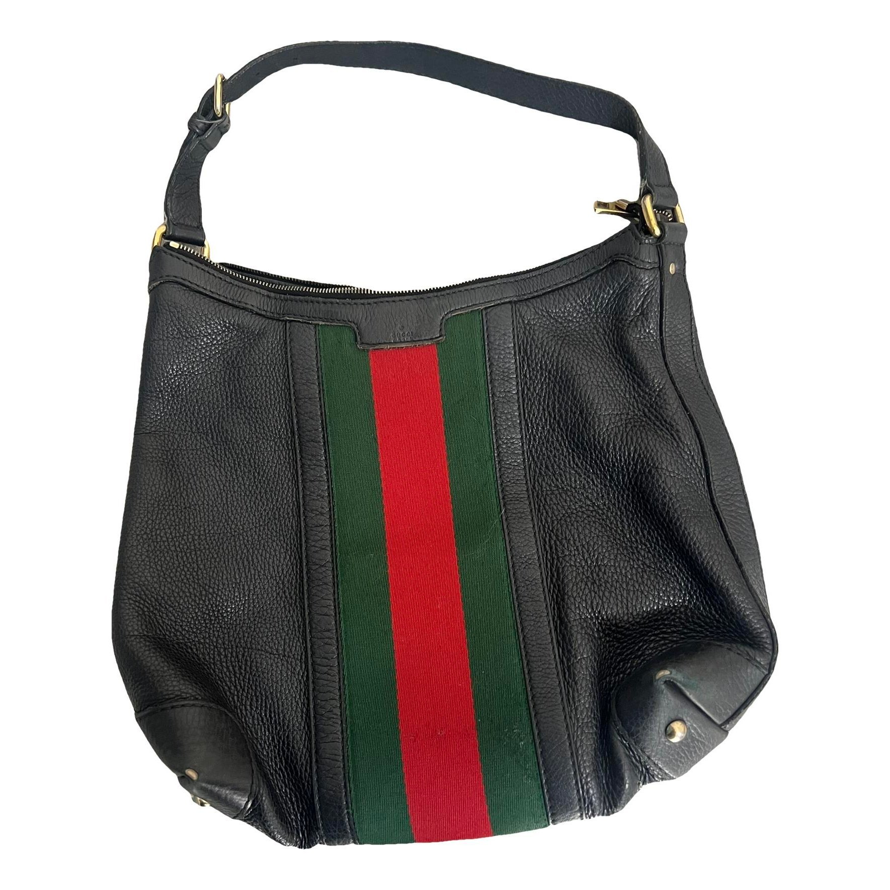 Hobo leather handbag