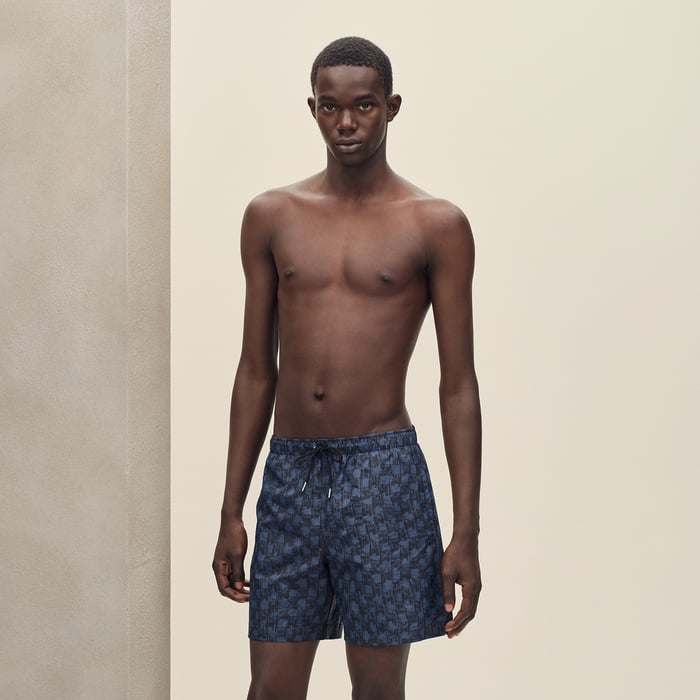 Marine "H Cut Remix" Swim Trunks