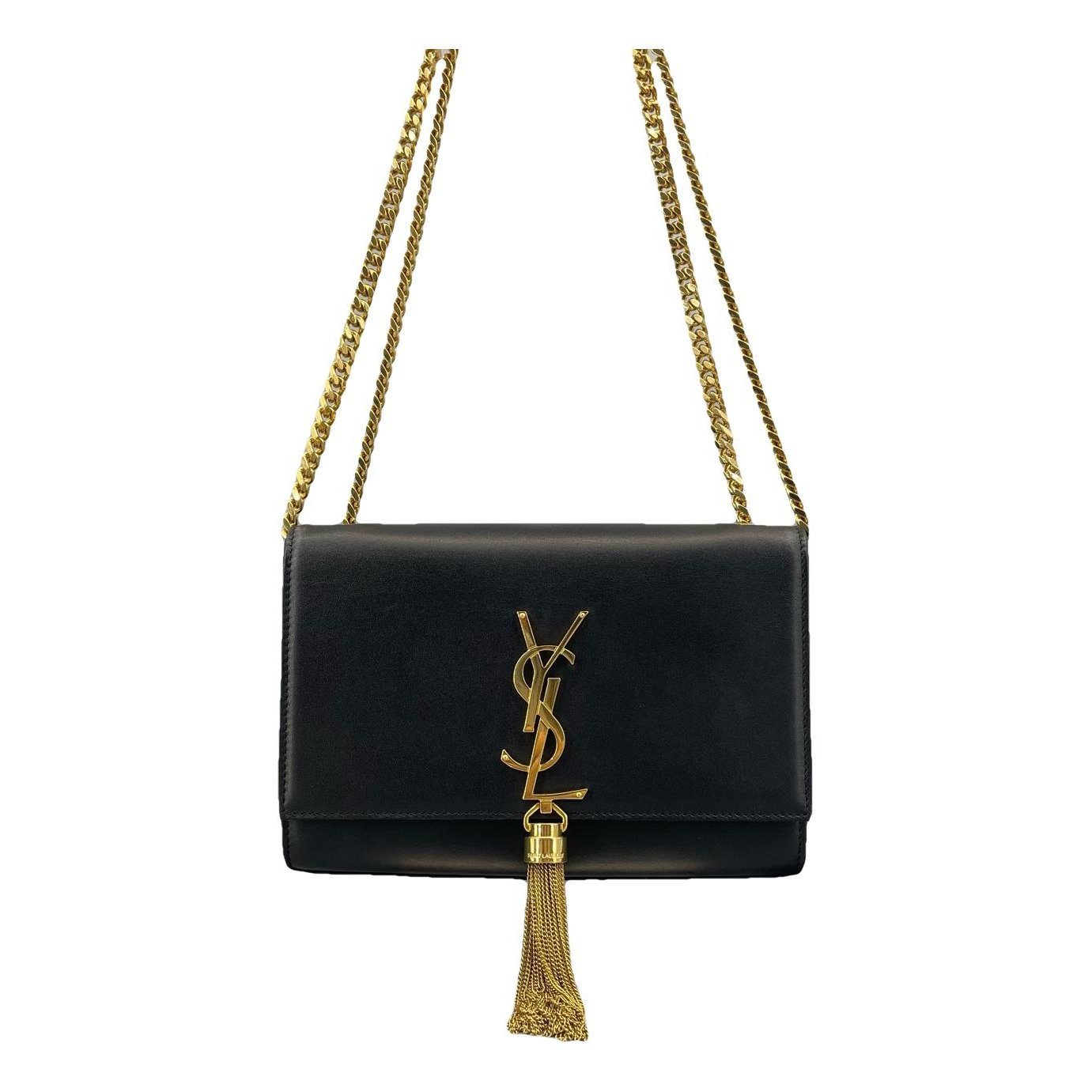 Pompom Kate leather handbag