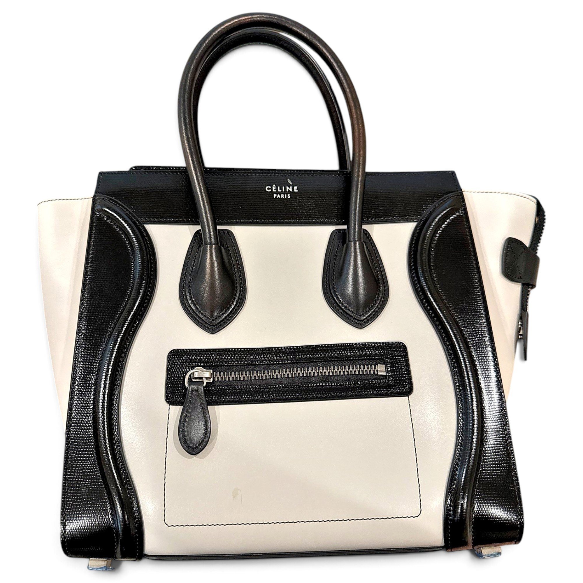 Luggage leather handbag
