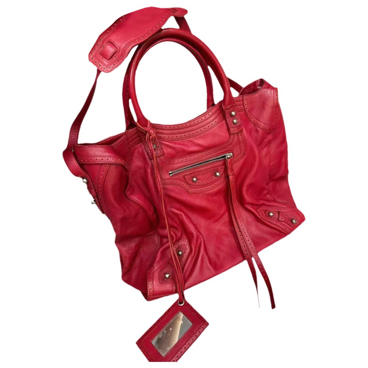 Leather handbag